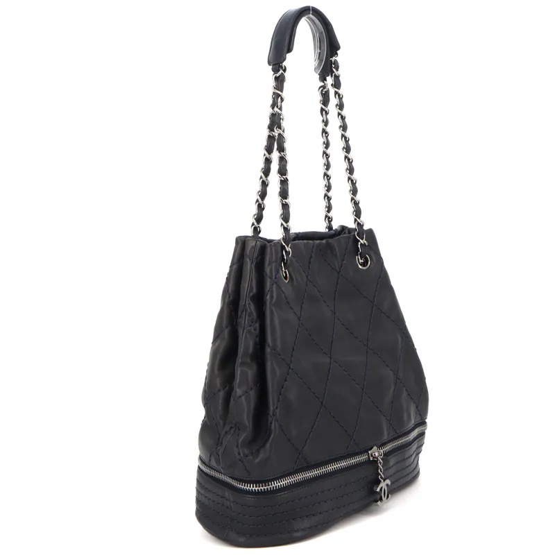 Chanel Wild Stitch Expandable Ligne Bucket Shoulder Bag