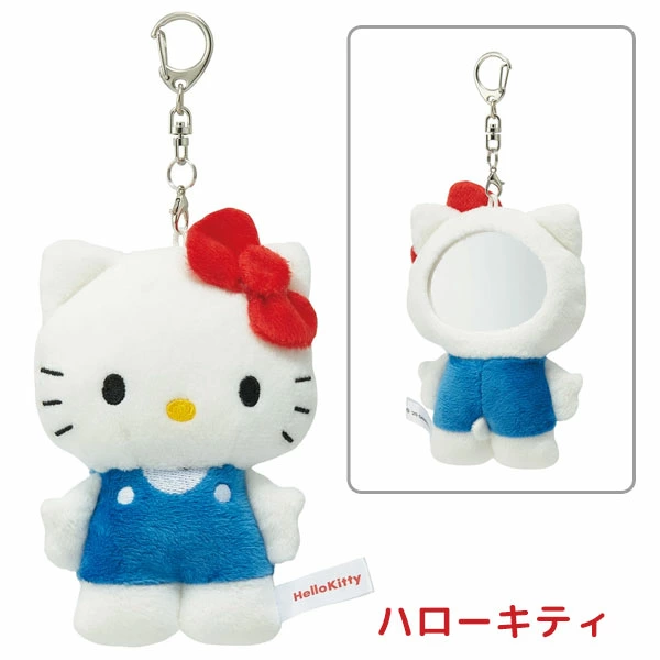 日本 Skater Sanrio 角色 毛絨鏡 吊飾