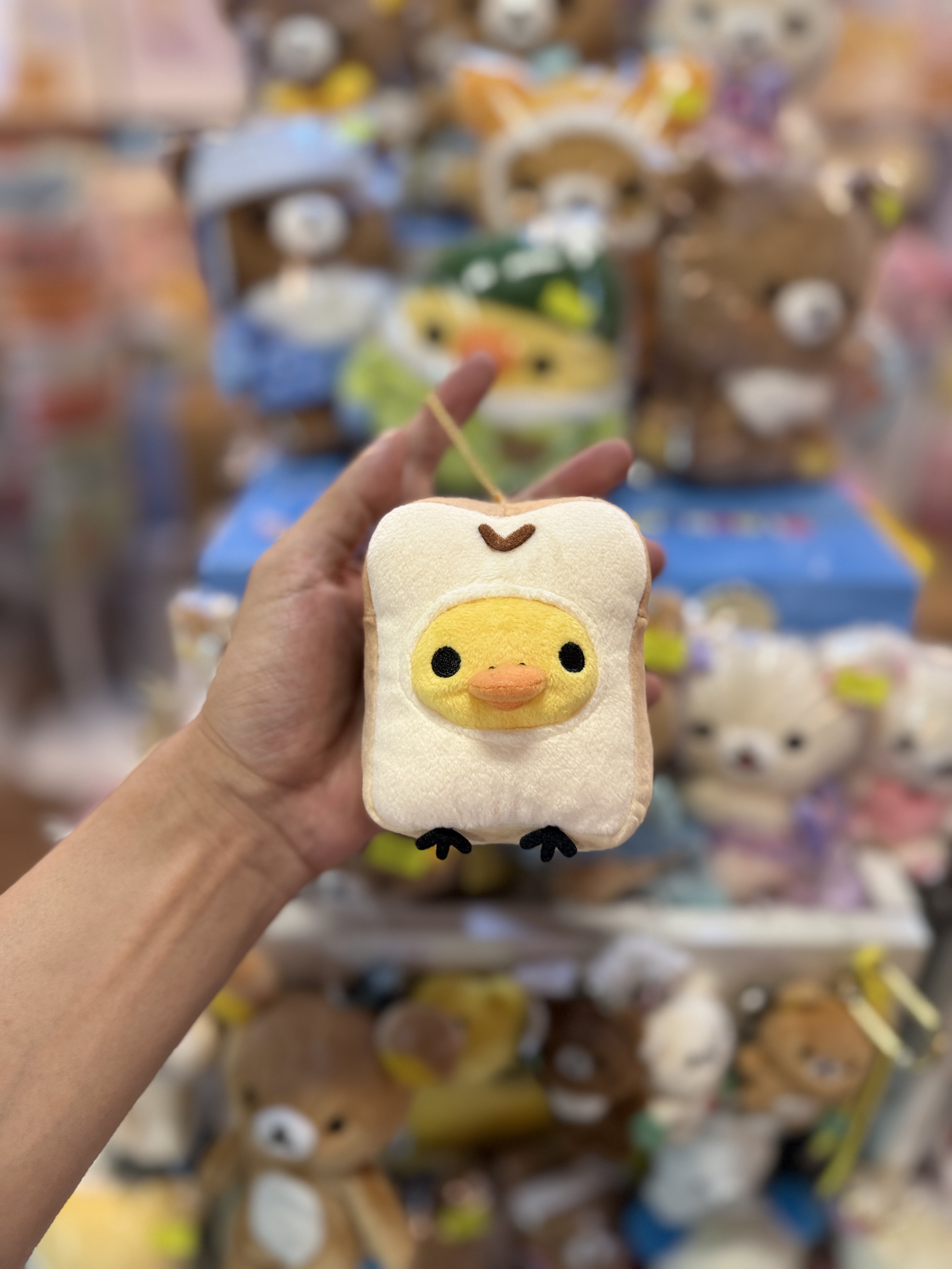 《現貨》全新Rilakkuma麪包造型掛飾 小白熊/小雞 