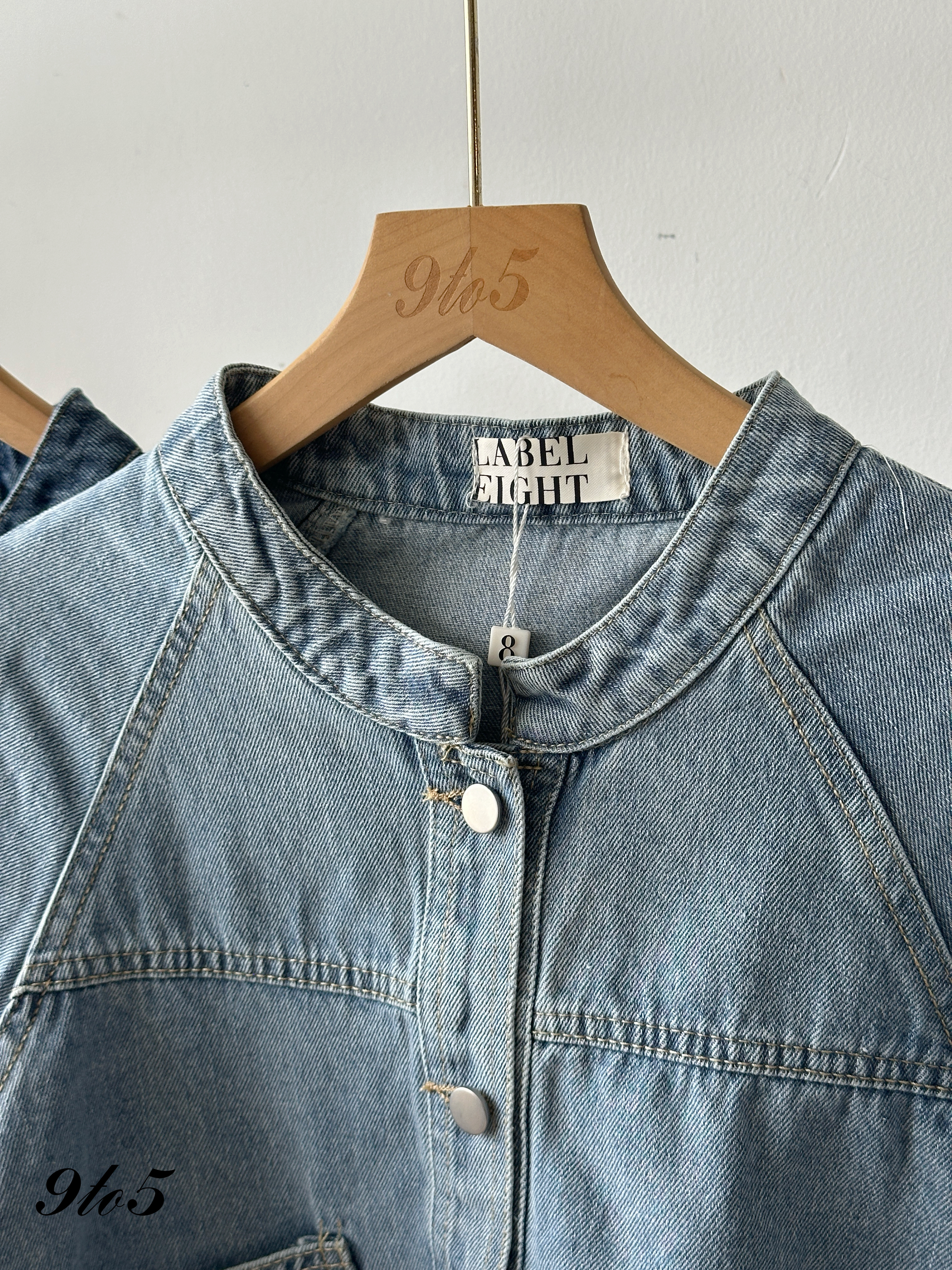 T4176 Long Denim Jacket - 3 Colors