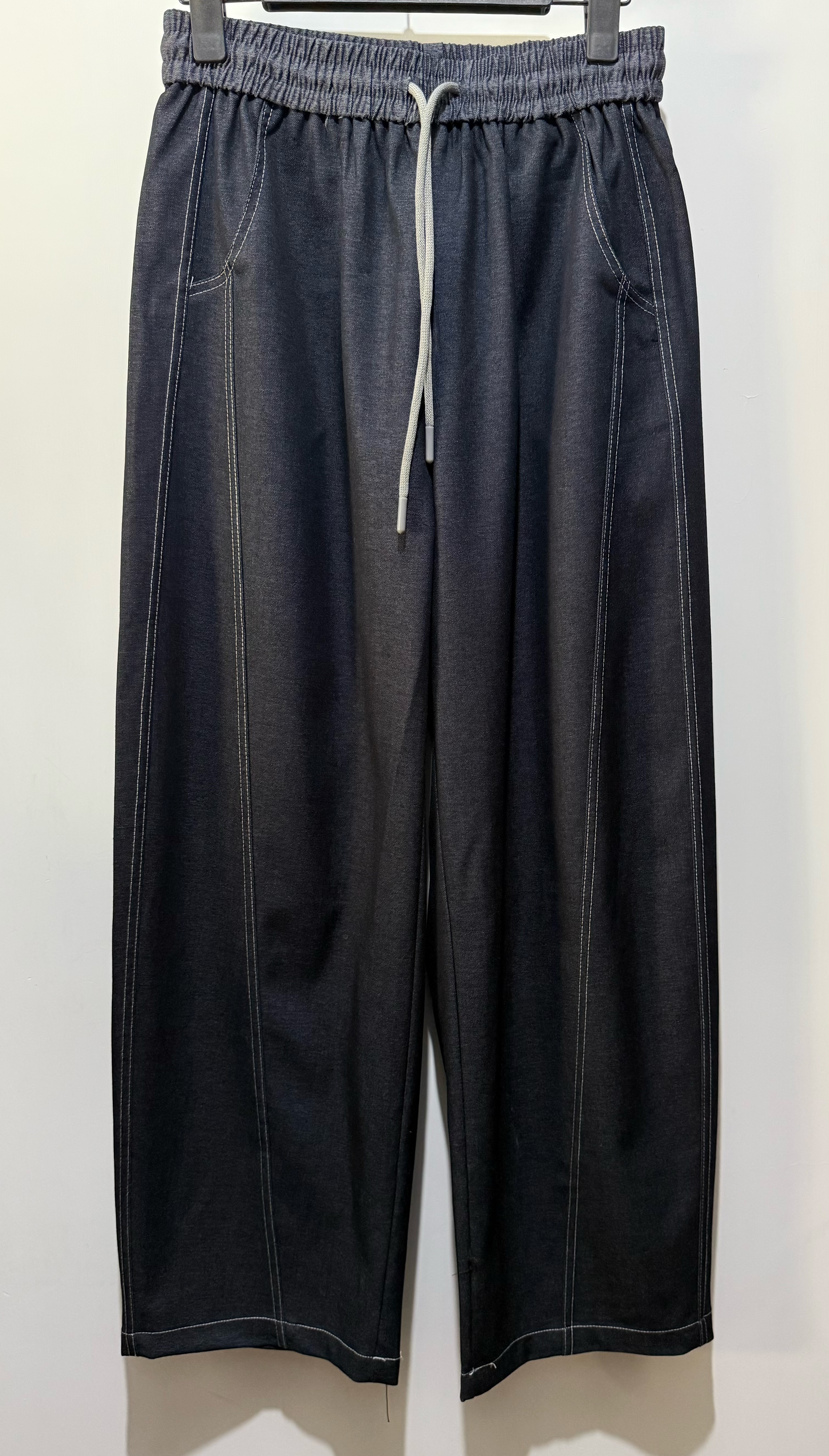 B00556 混棉牛仔布闊褲