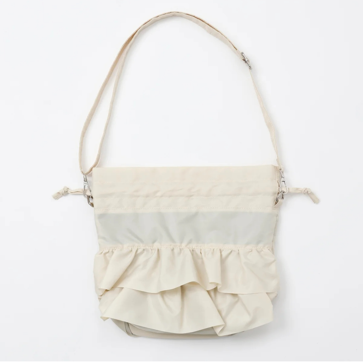 現貨｜Chiikawa Usagi 兔兔荷葉邊抽繩單肩包