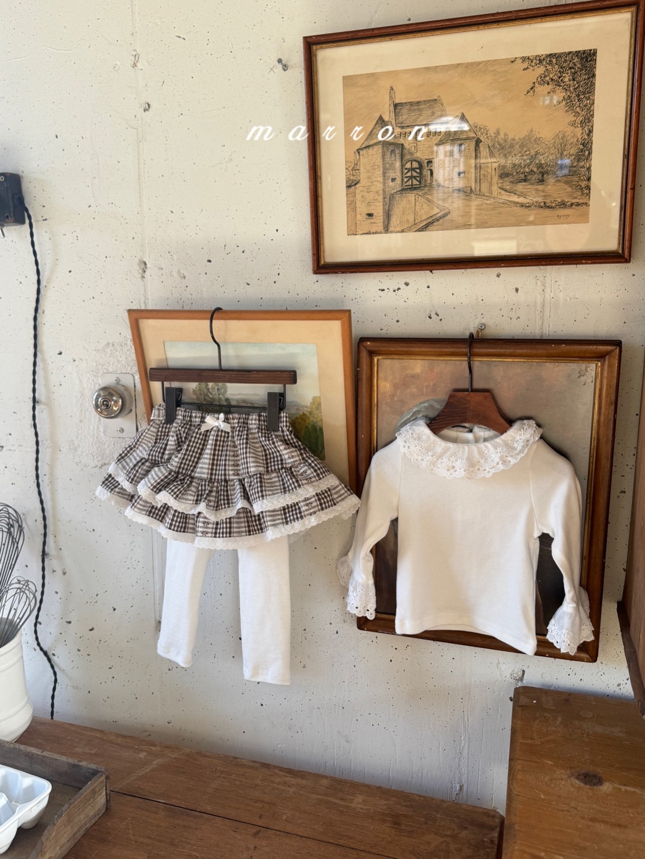 🇰🇷Marron skirt leggings