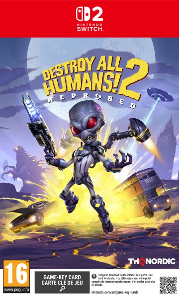 【預售 15/9】SW2 毀滅全人類 2 - 從頭再探 Destroy All Humans! 2-Reprobed 中/英/日文  (英文封面) PO0911