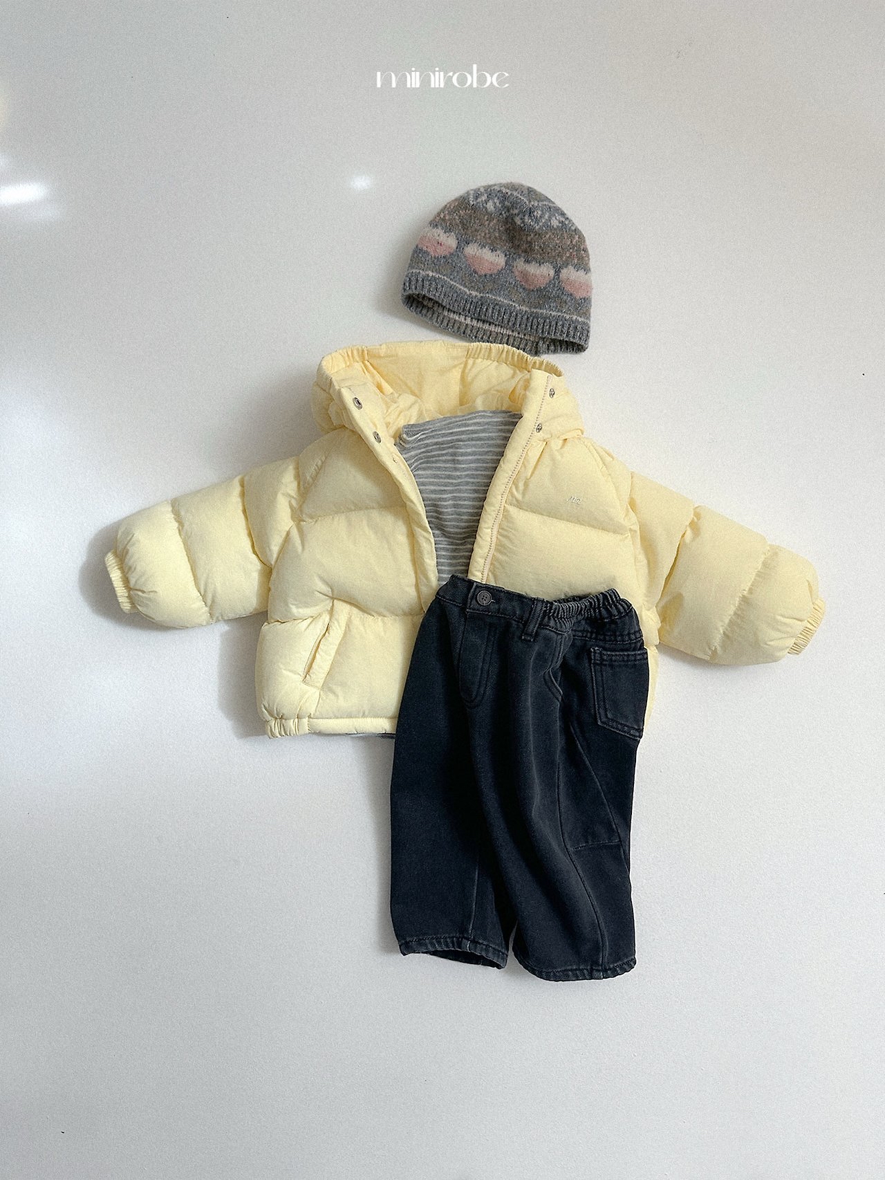 Mnirobe | Dart denim pants