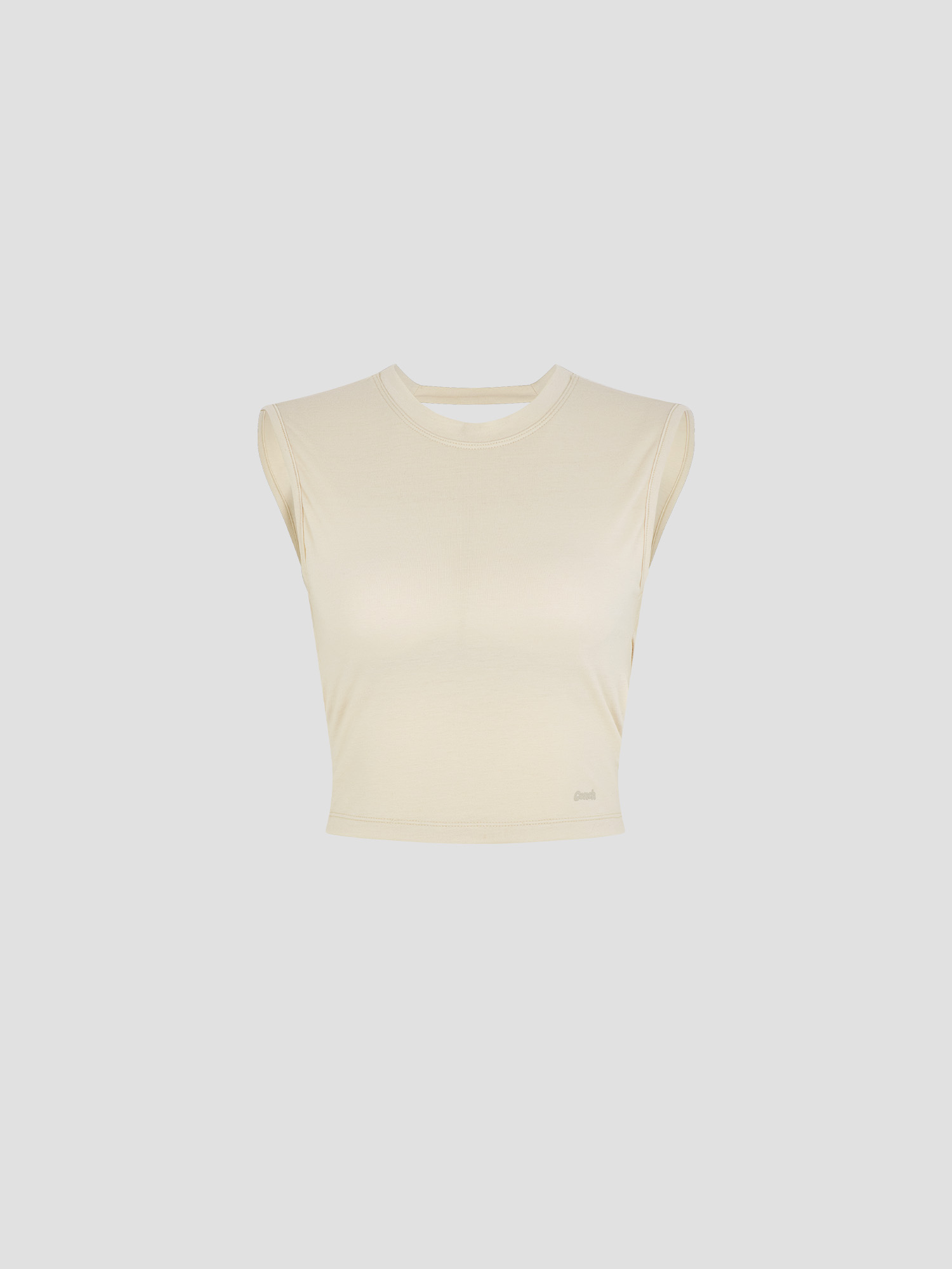 預購_Twist Back Slit Sleeveless by Conch