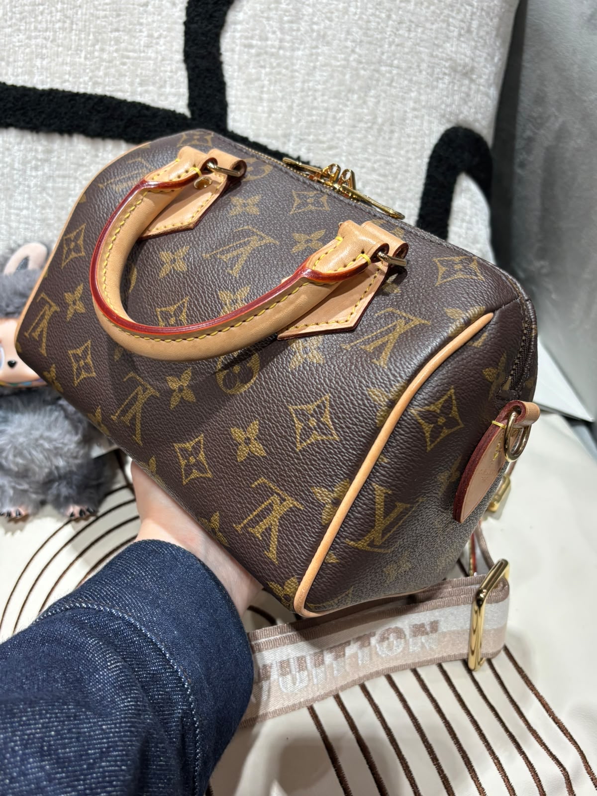 LV Speedy 20 Monogram 100%Authentic, 98%New ✅key lock ✅Dust bag