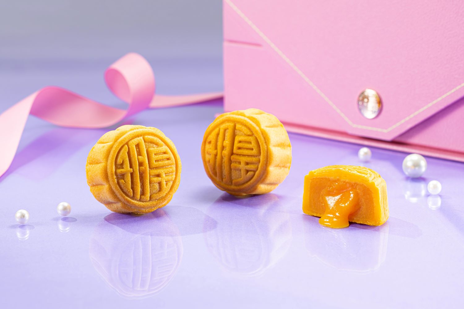 皇玥💜經典系列-流心奶黃月餅 2026🌟券（8件裝）💜