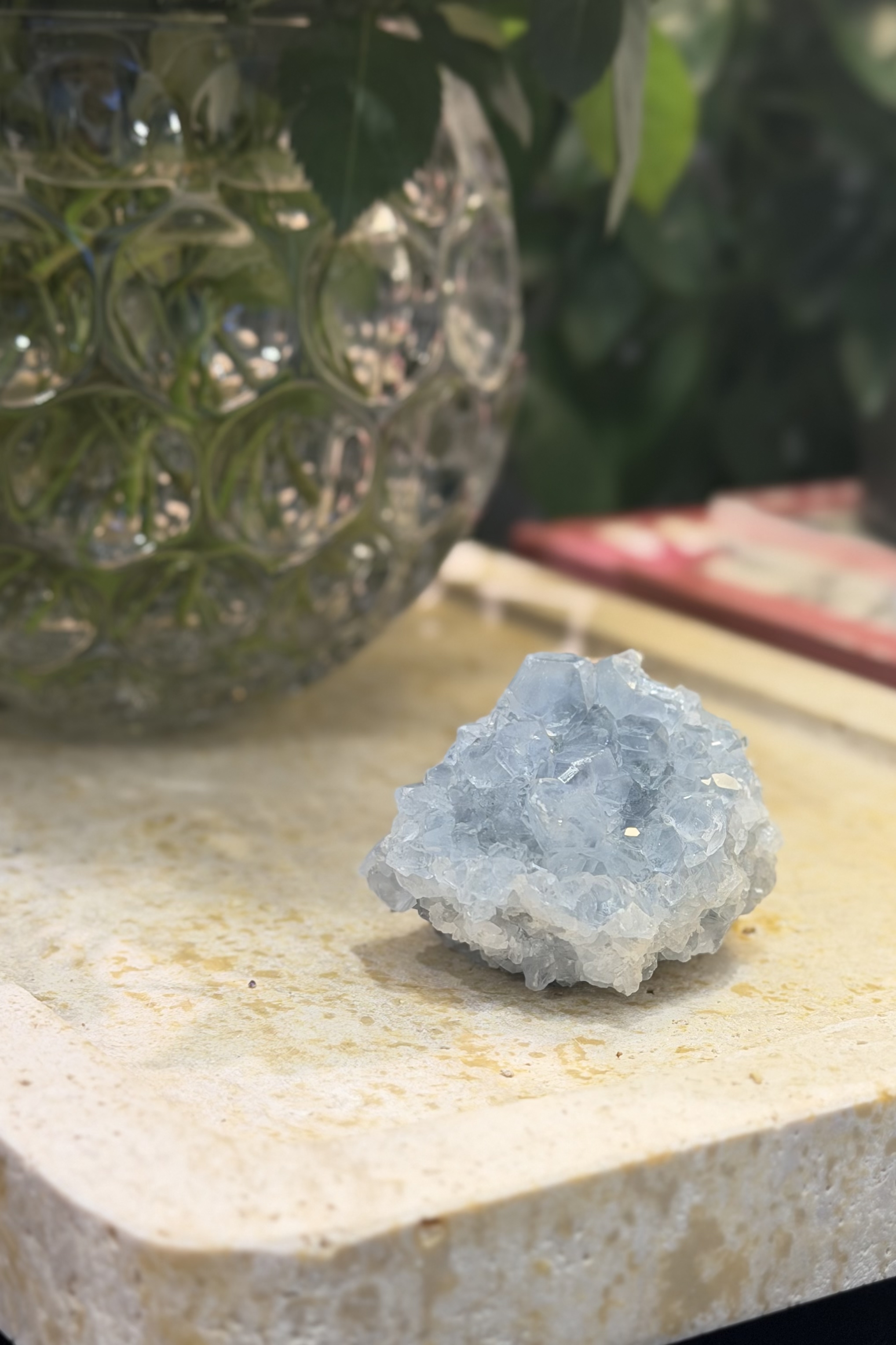  ༒5.9cm 天青石原石粒 ༒ 3507H3A-RA18*2AS