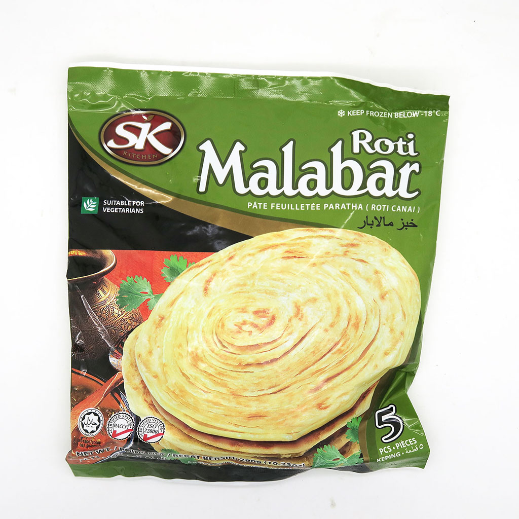 永德-印度抓餅(純素) 290g/ Roti Malabac (Vegan) 290g