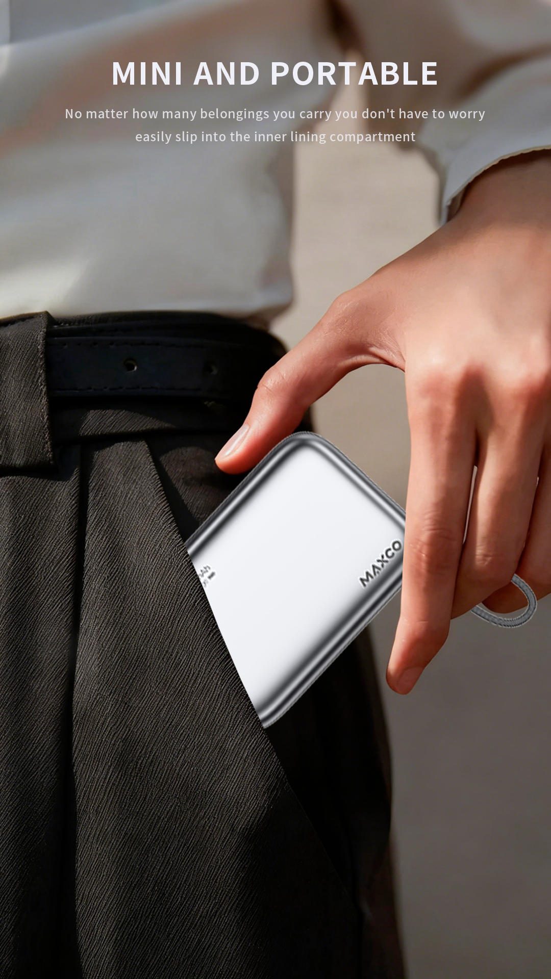 [CCC認證產品] Maxco CUBE 20000mAh PD22.5w 流動電源 MP52 [預計8月中出貨]