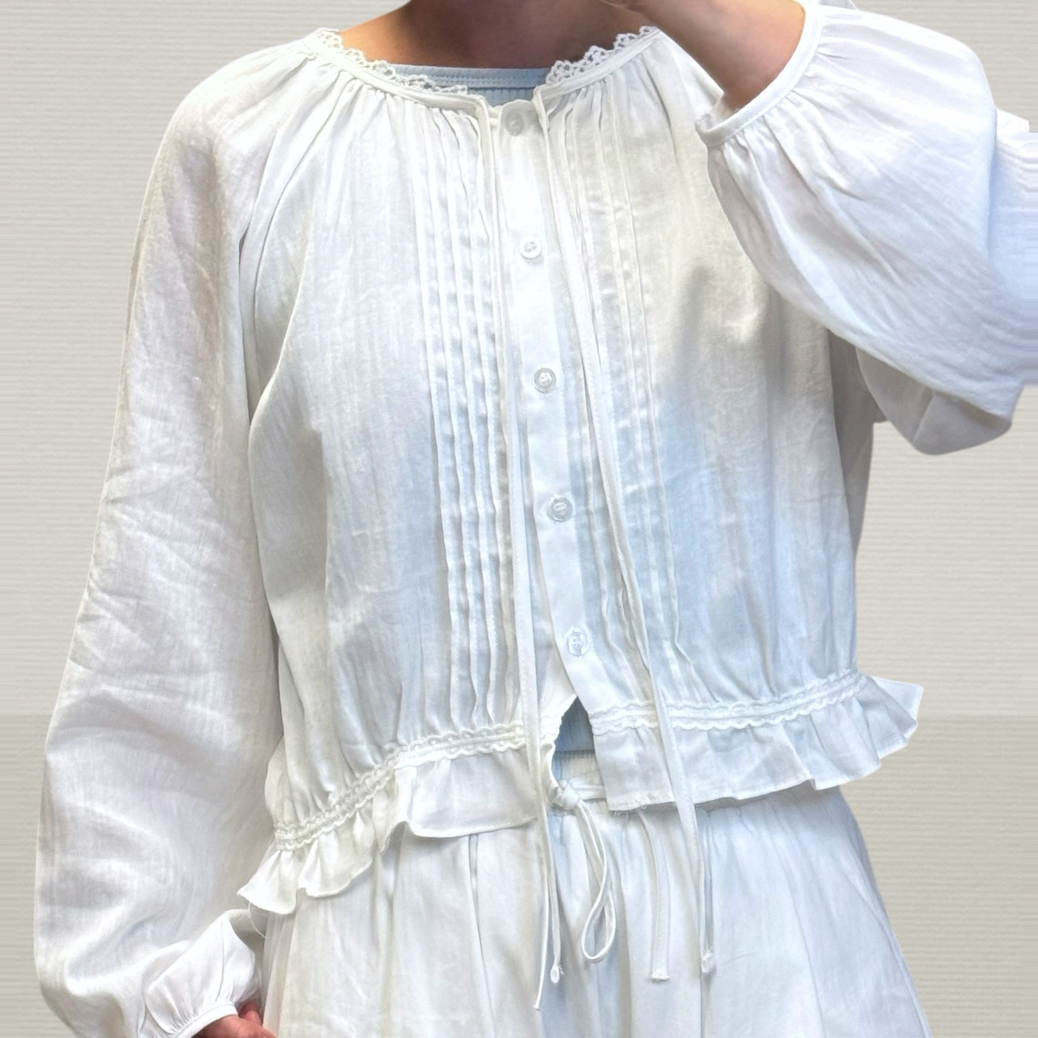 221195 暗紋waffle腳top