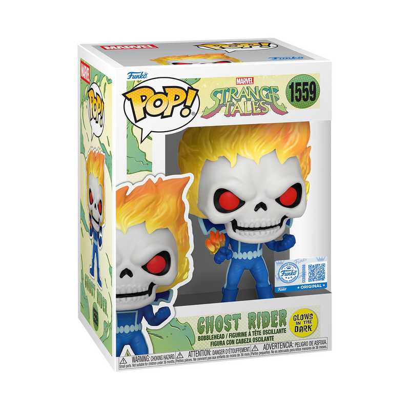 📦訂購 英國代購 Funko POP! Marvel Ghost Rider (Strange Tales) (Glow) Figure 模型