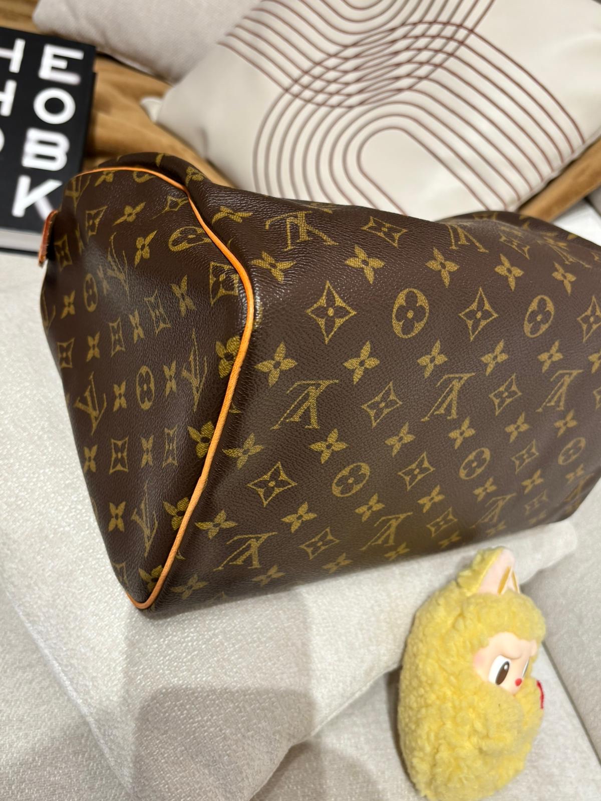 Lv speedy 30 monogram 100%Authentic,92%new✅塵袋 