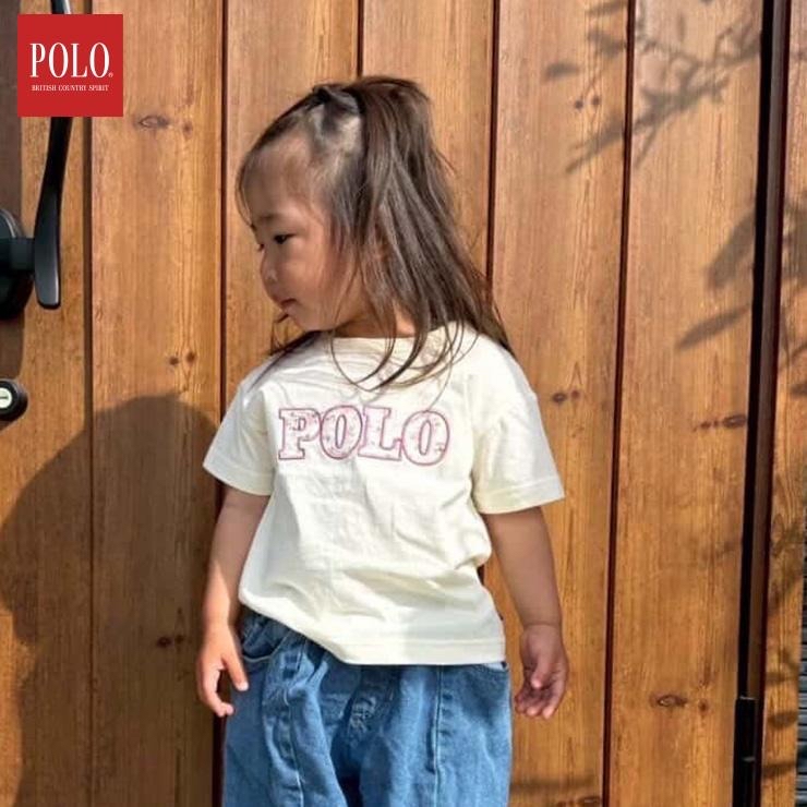 🇯🇵限量預訂 日本直送🇯🇵Polo Baby親子款碎花標誌刺繡貼花短袖T恤