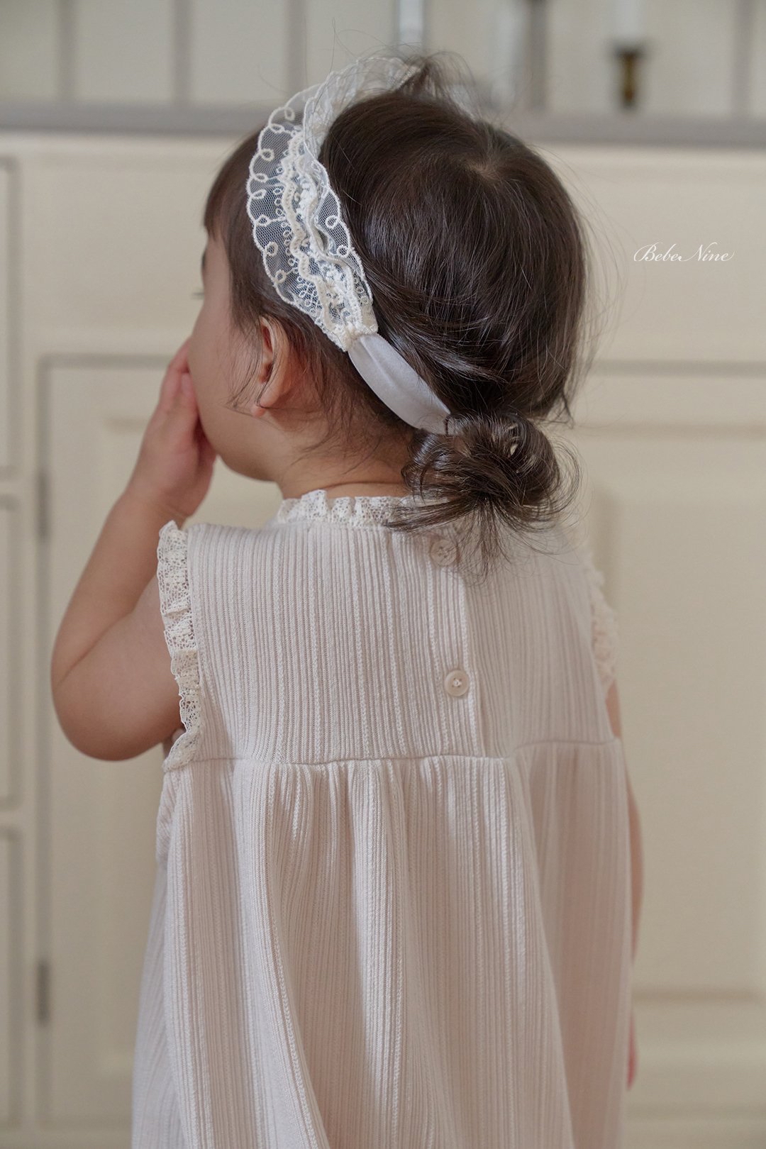 ☀️預訂 韓國直送☀️🇰🇷Bebenine三色蕾絲花邊無袖連身服