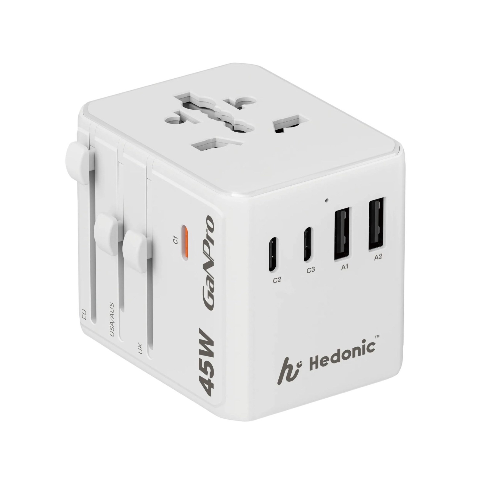 *Hedonic 5位 PD 3.0 45W GAN Pro 通用旅行轉插*