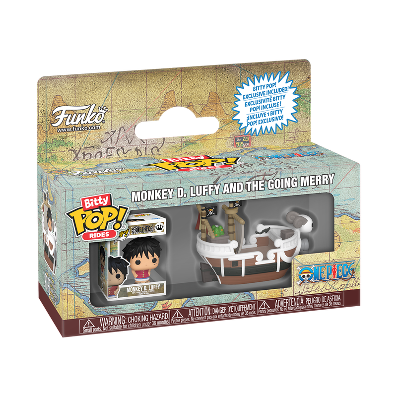 📦訂購 美國代購 Bitty Pop! ONE PIECE Rides Monkey D. Luffy and the Going Merry Figure 海賊王 模型