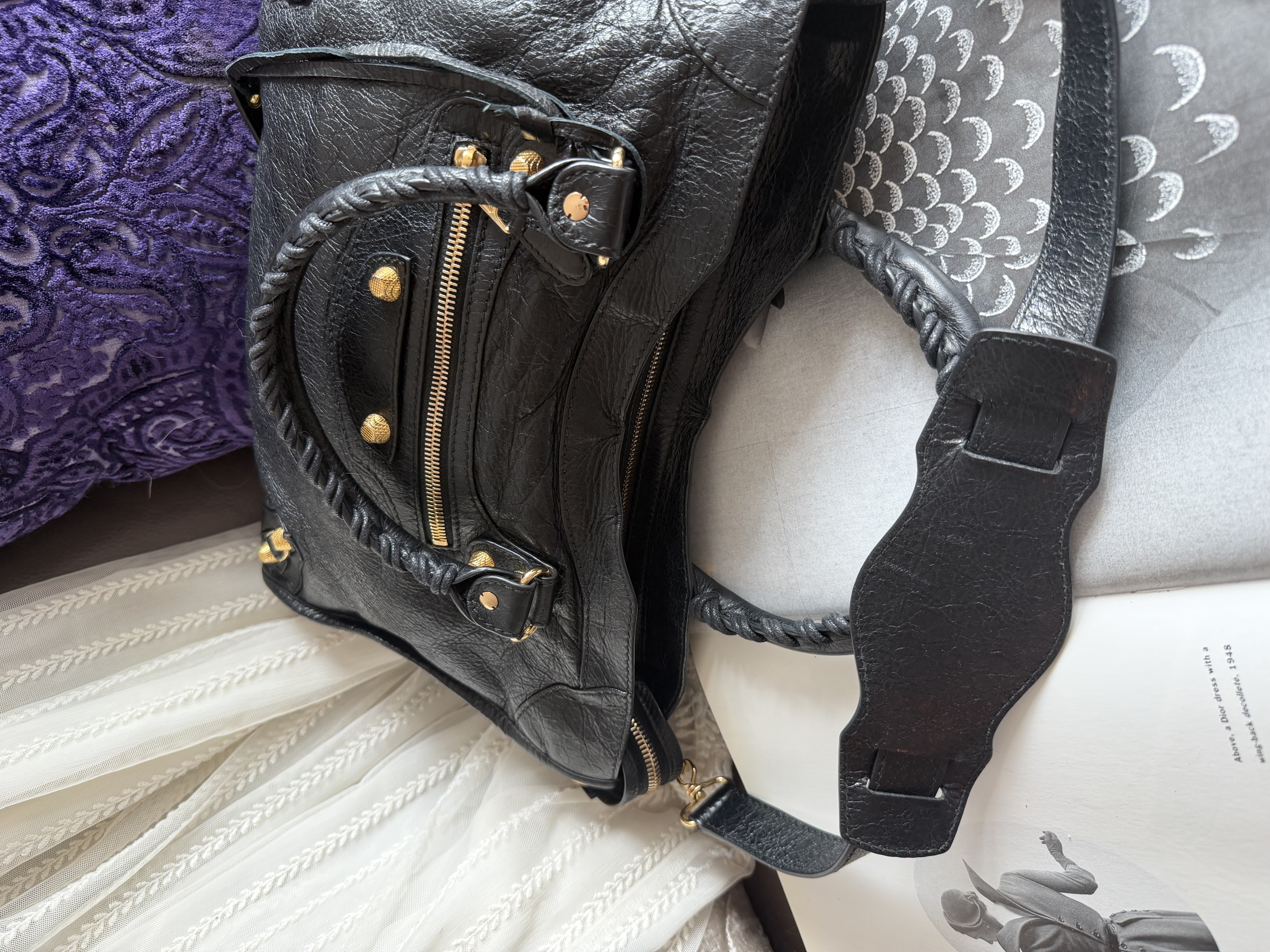 Balenciaga giant 12 gold black classic city 