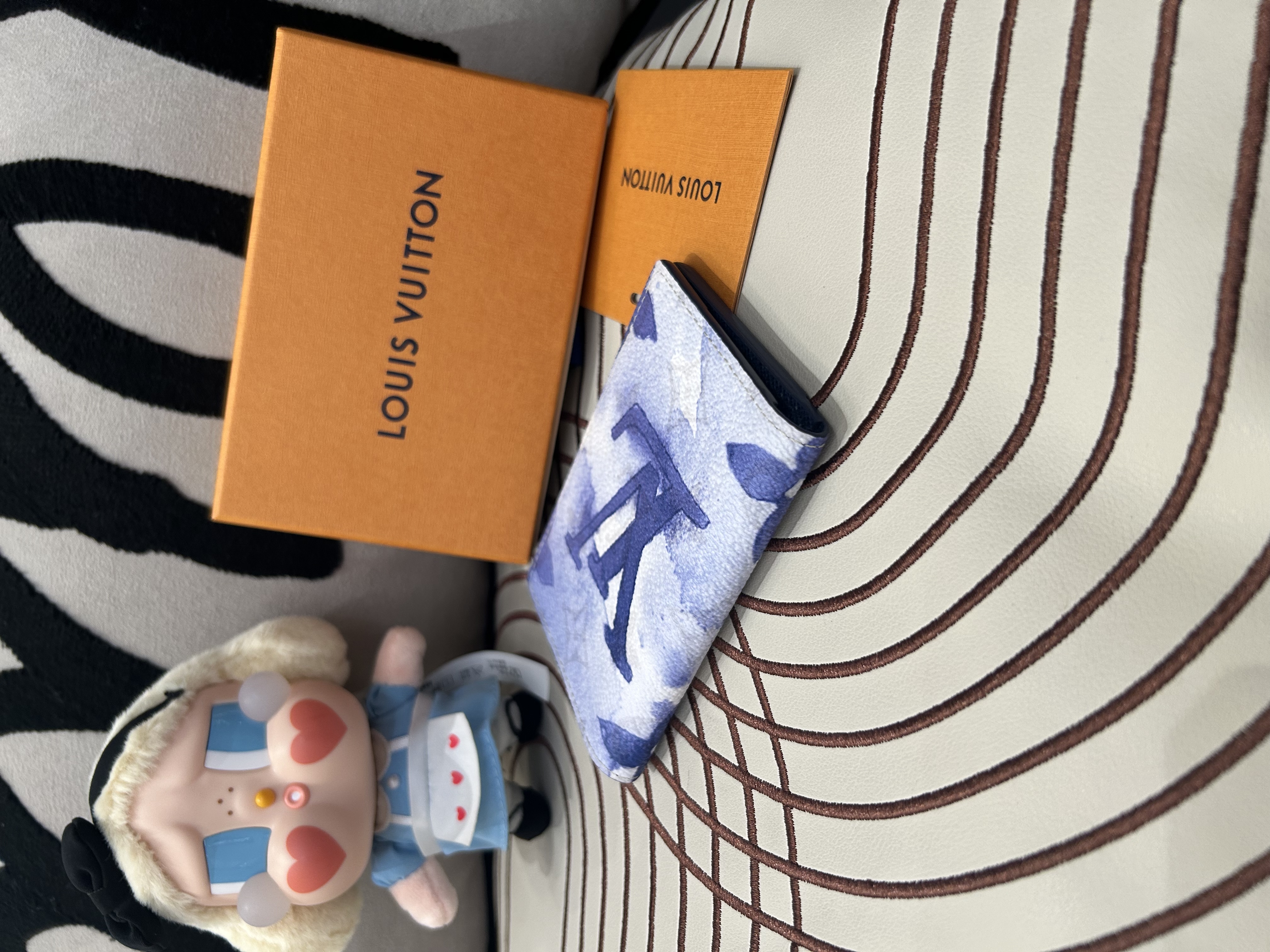 未使用品 Lv pocket organizer watercolor 限量色 M80455 100%Authentic,unused ✅dust bag✅box  