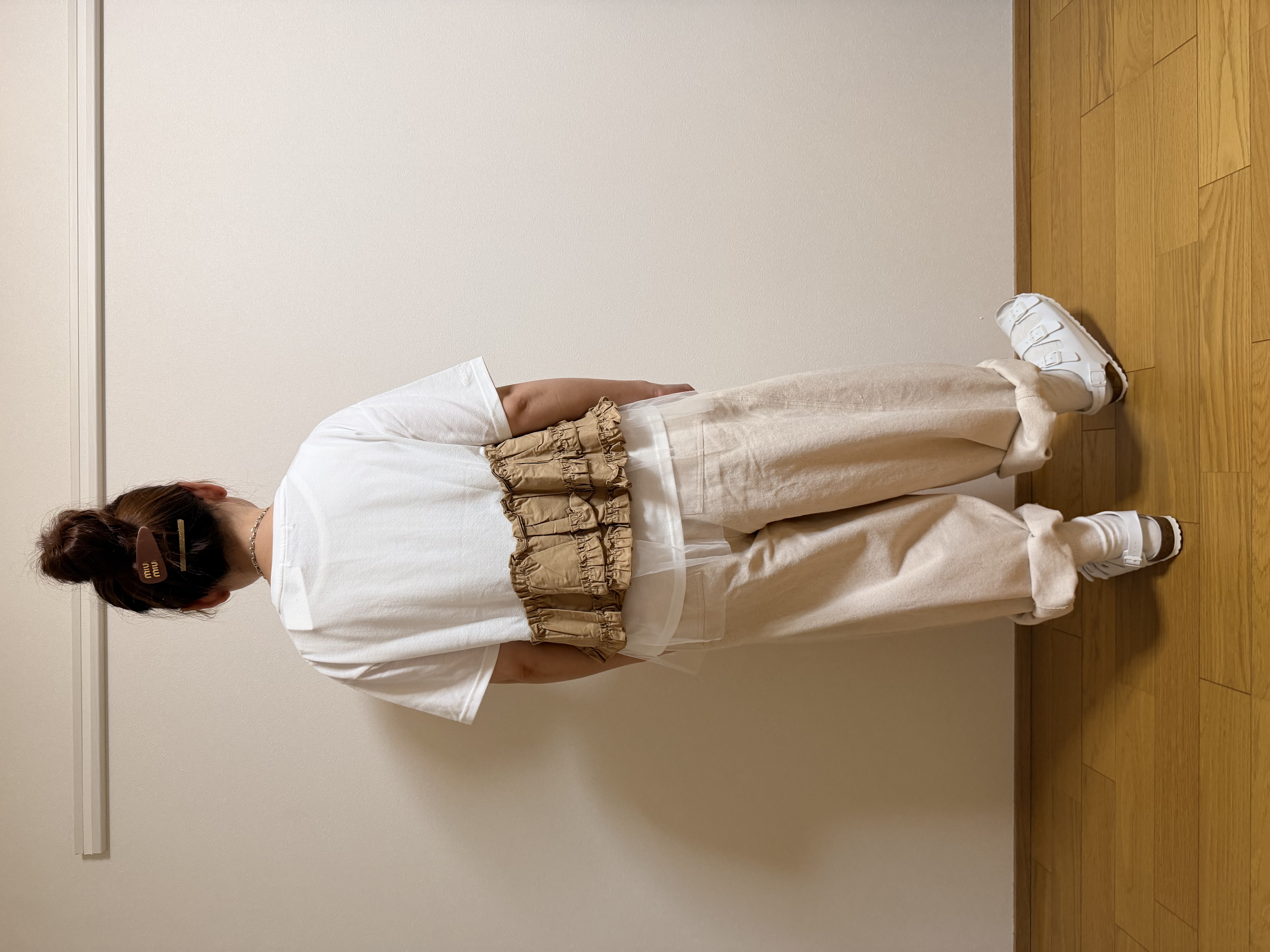 日本Ruffle紗紗衫