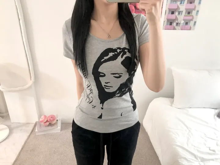 Hooded Slim-Fit Graphic Tee