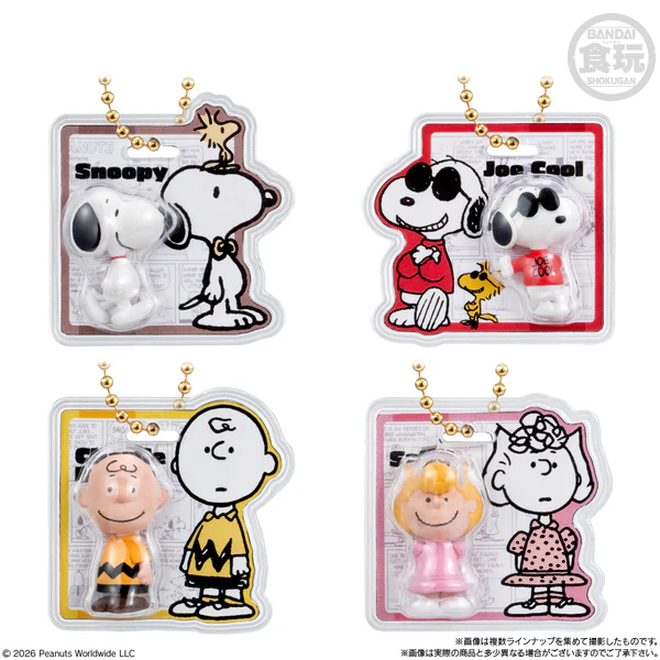 🧲預訂26年10月：日版 PEANUTS SNOOPY 迷你公仔吊飾 食玩（原box=10包）figure