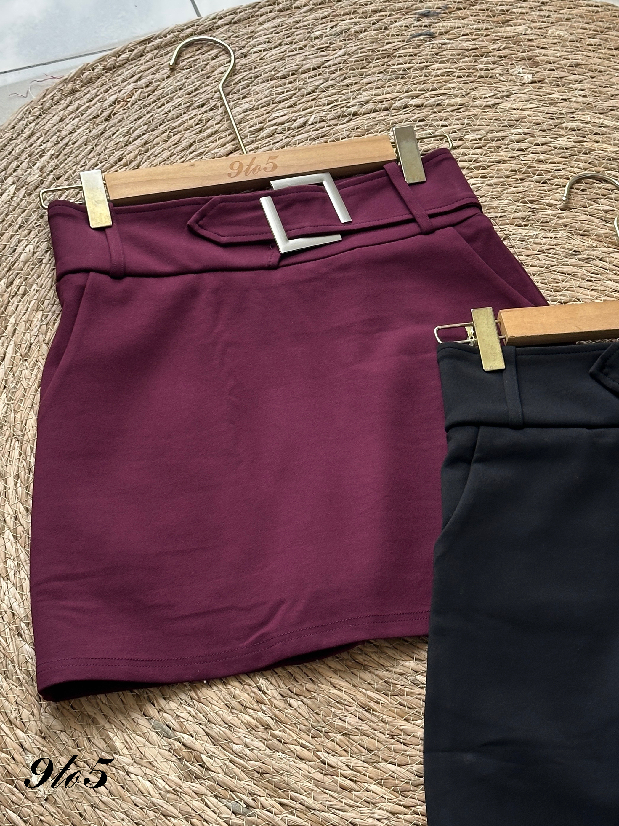 S1854 A Line Short Skirt - 3 Colors 