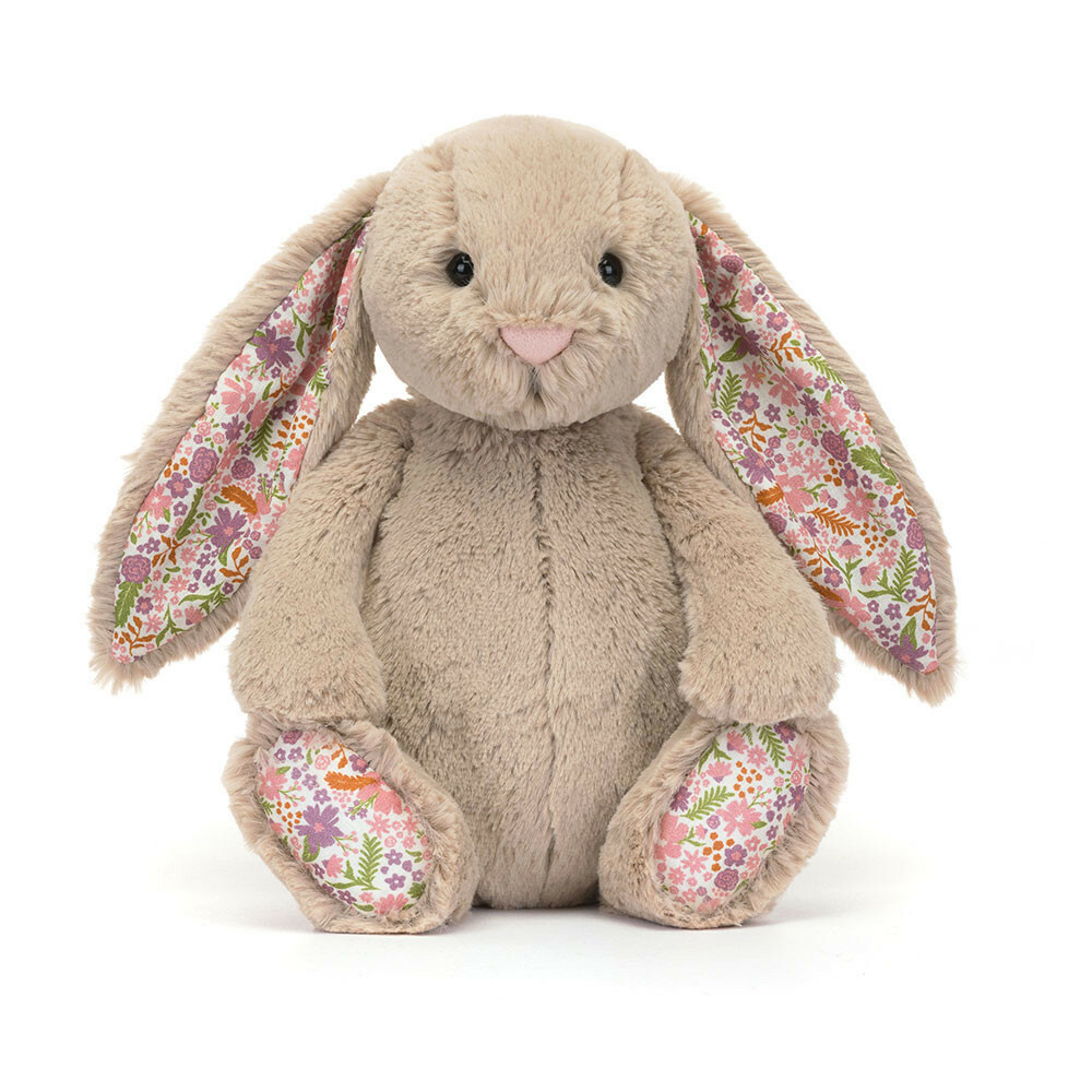 jELLYCAT Blossom Beige Bunny 'Petal' H18/H31cm 卡其碎花兔