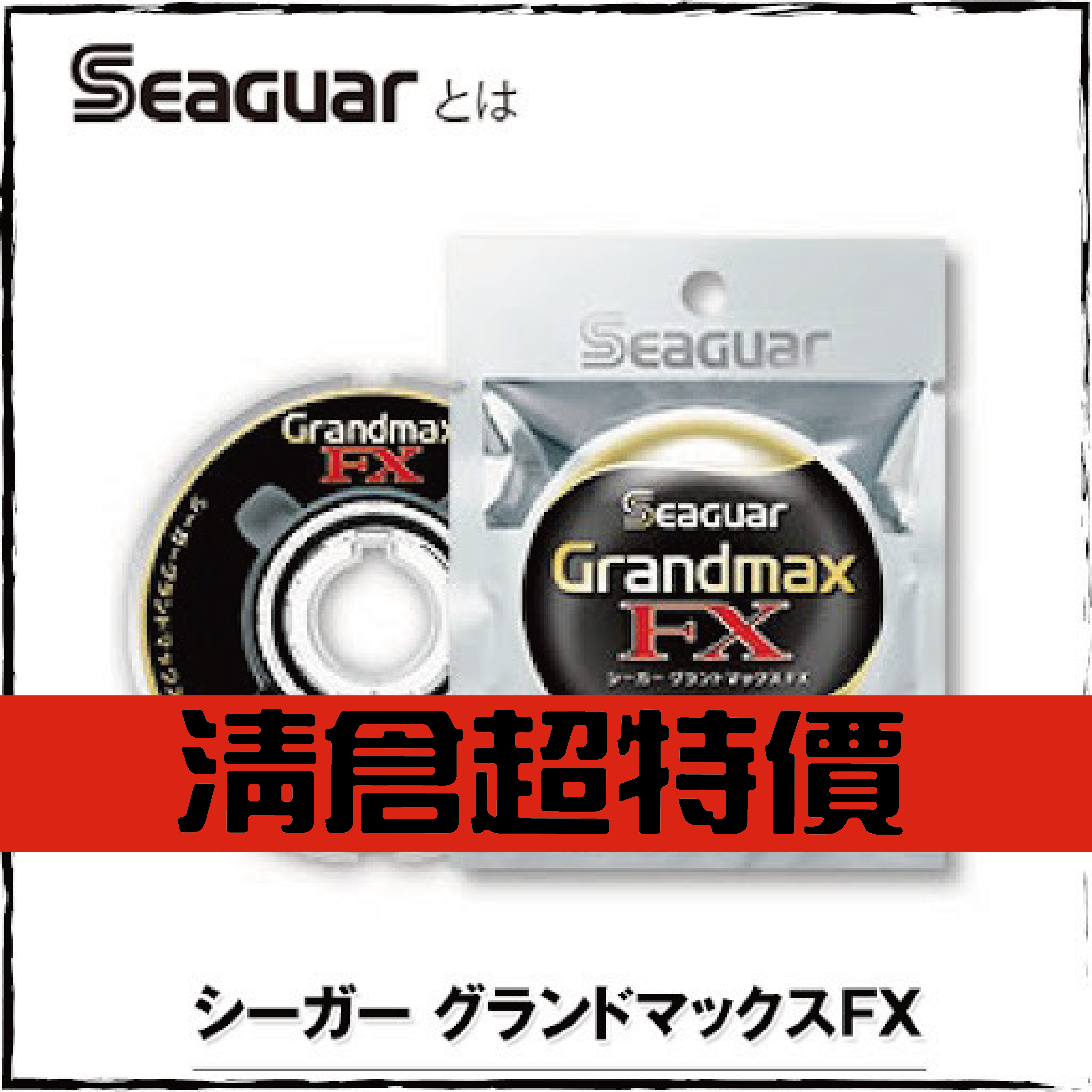 SEAGUARグランドマックスFX碳線60m裝
