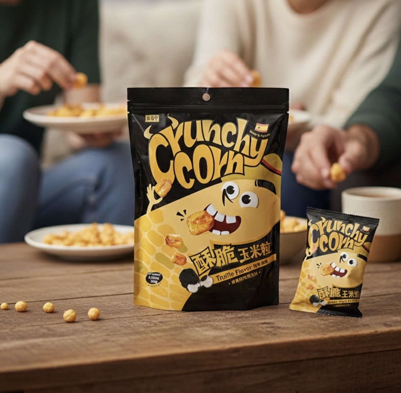 TA30【盛香珍】酥脆玉米粒-松露風味(130g) 全素