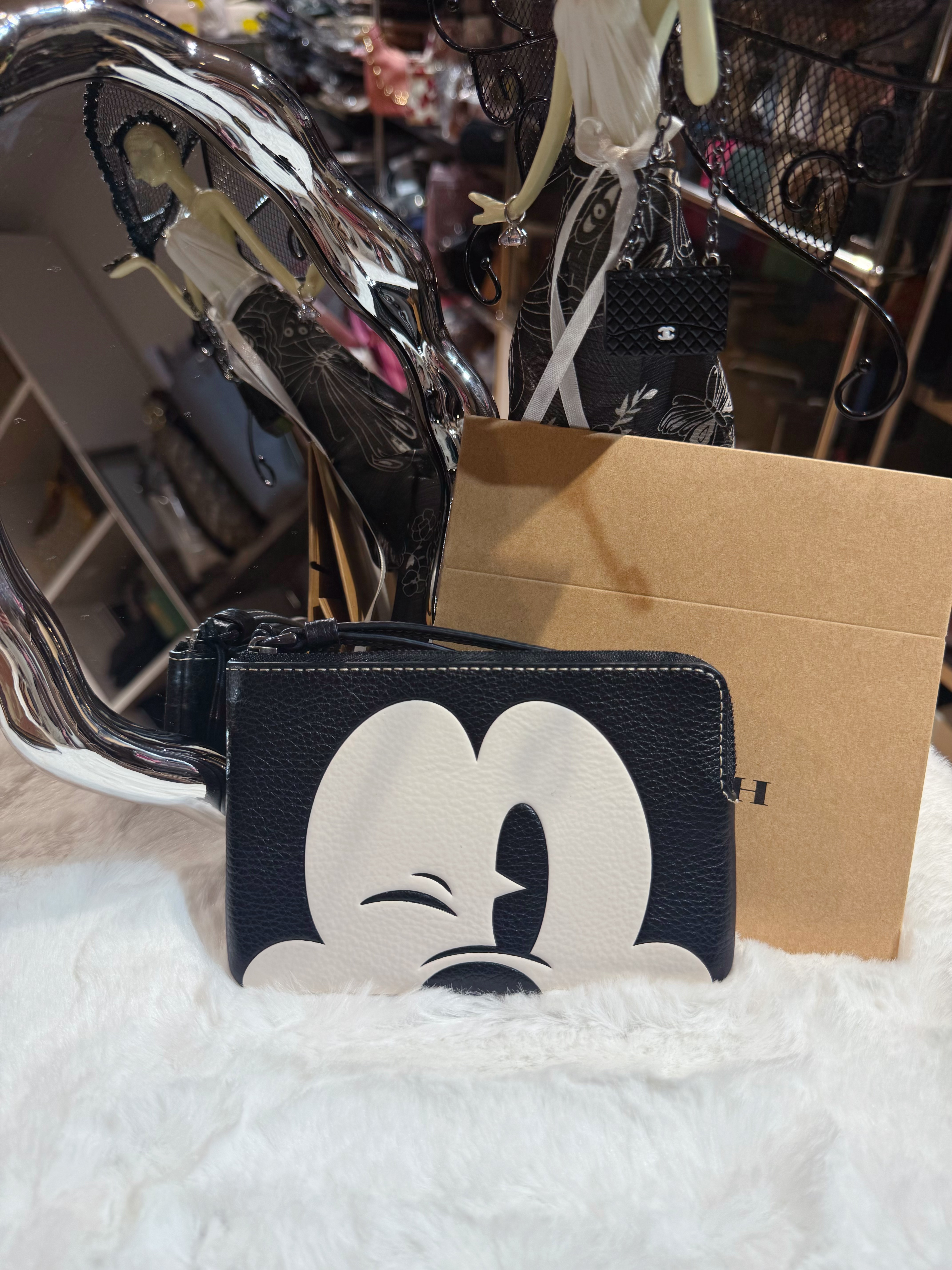 Coach wristlet mickey
