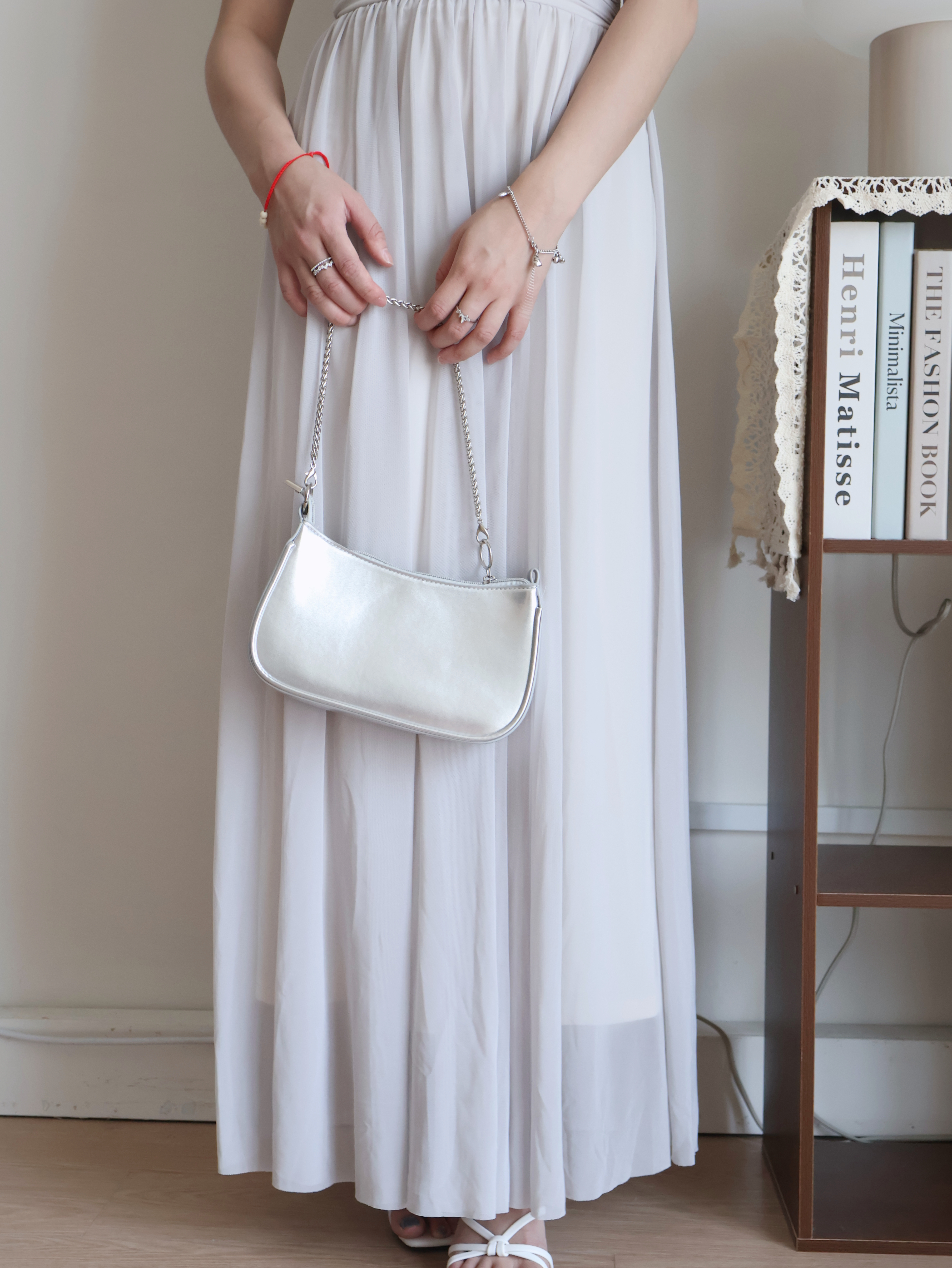 Bruna Maxi Dress | Light Grey