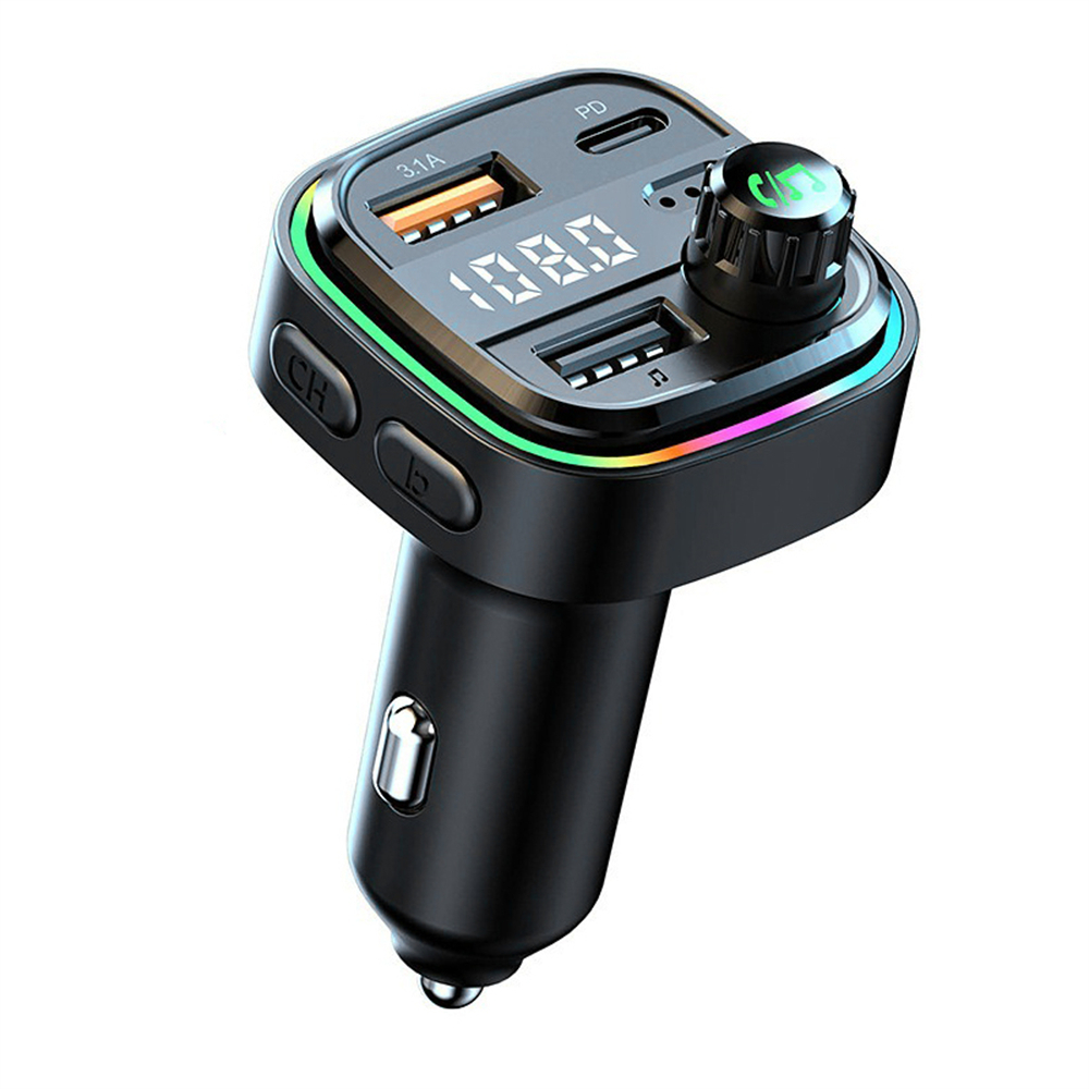 車載多功能手機充電器 藍牙MP3音樂播放器 FM發射器 PD25W快充 UB0246