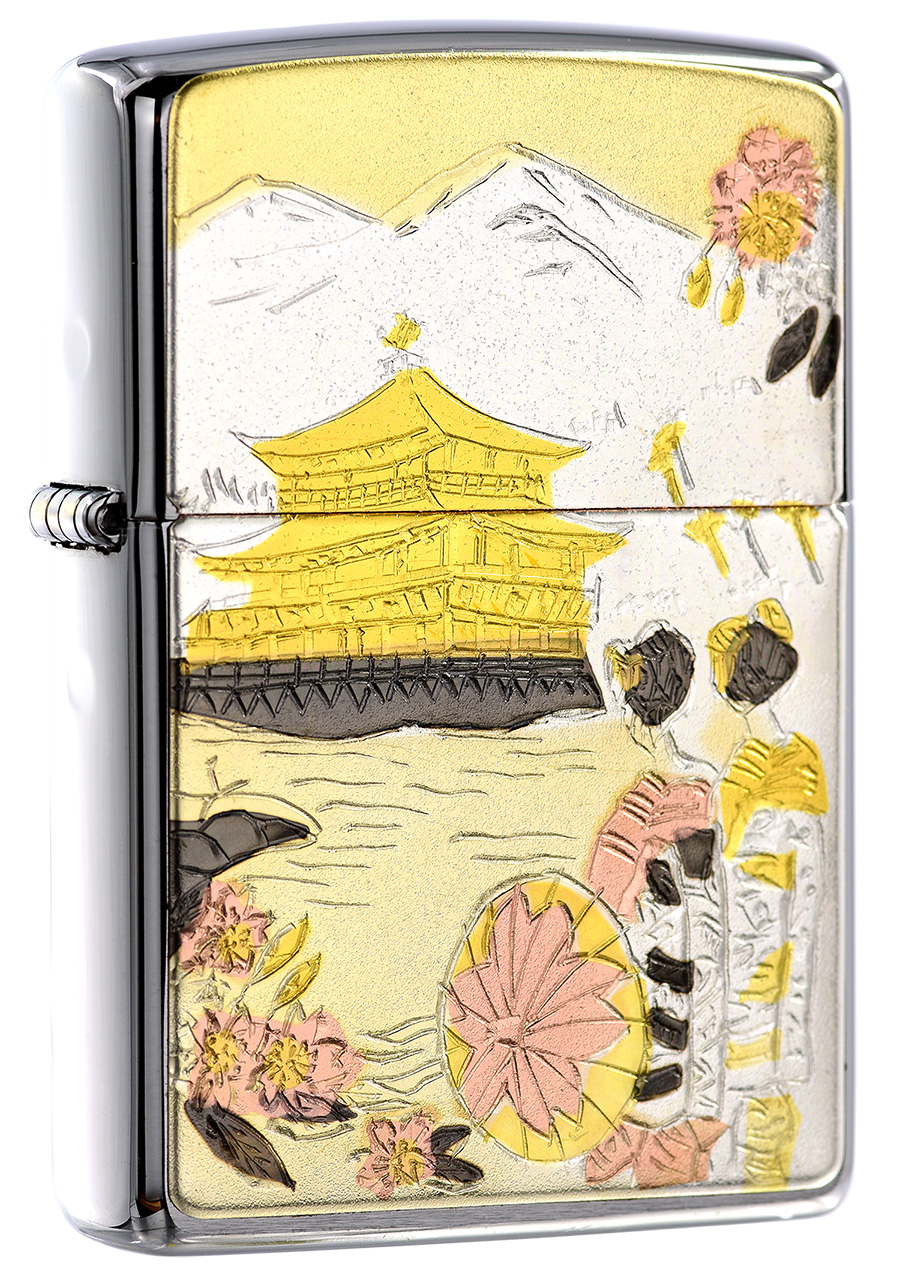 Zippo - ZBT-5-123 / ZA-5-123 日本傳統金閣寺丨防風打火機 丨原裝行貨 | ZIPPO 指定授權經銷商 |美國製造 | 收藏