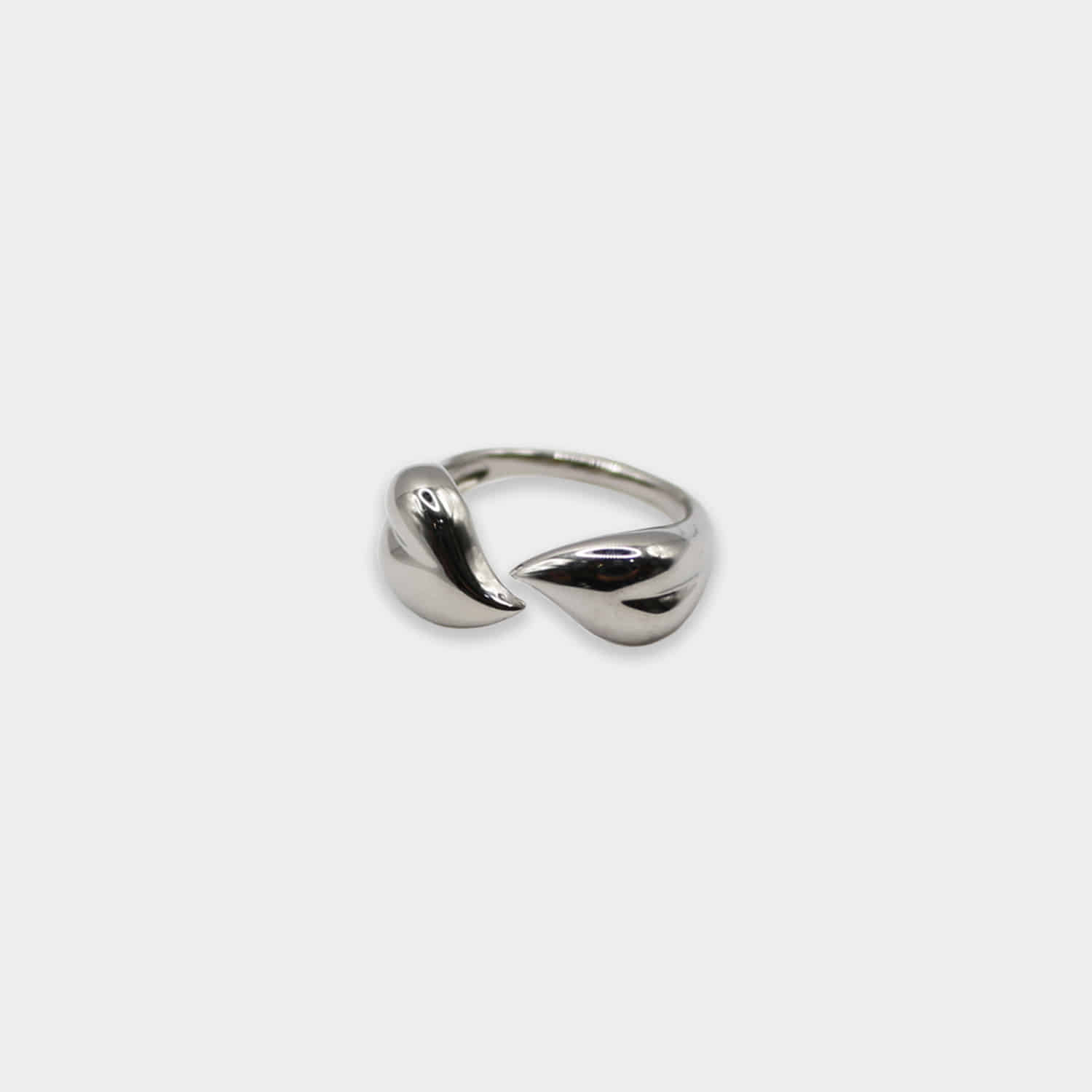 🇰🇷訂購｜GRUMPY｜戒指｜Dual Drop Heart Ring 