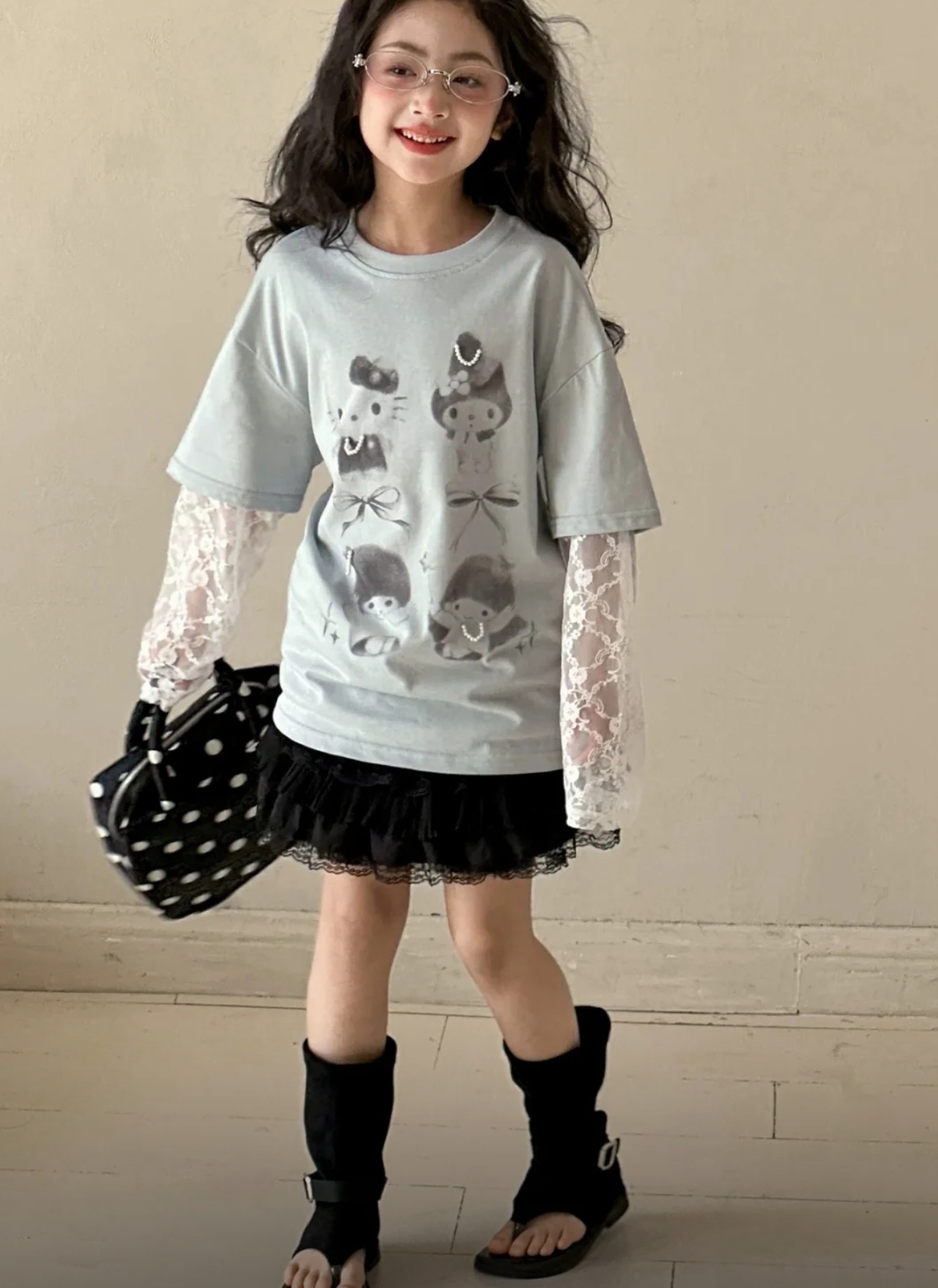 2件起各减$ 10。韓系女孩假兩件上衣 💕超靚 韓系假兩件設計上衣