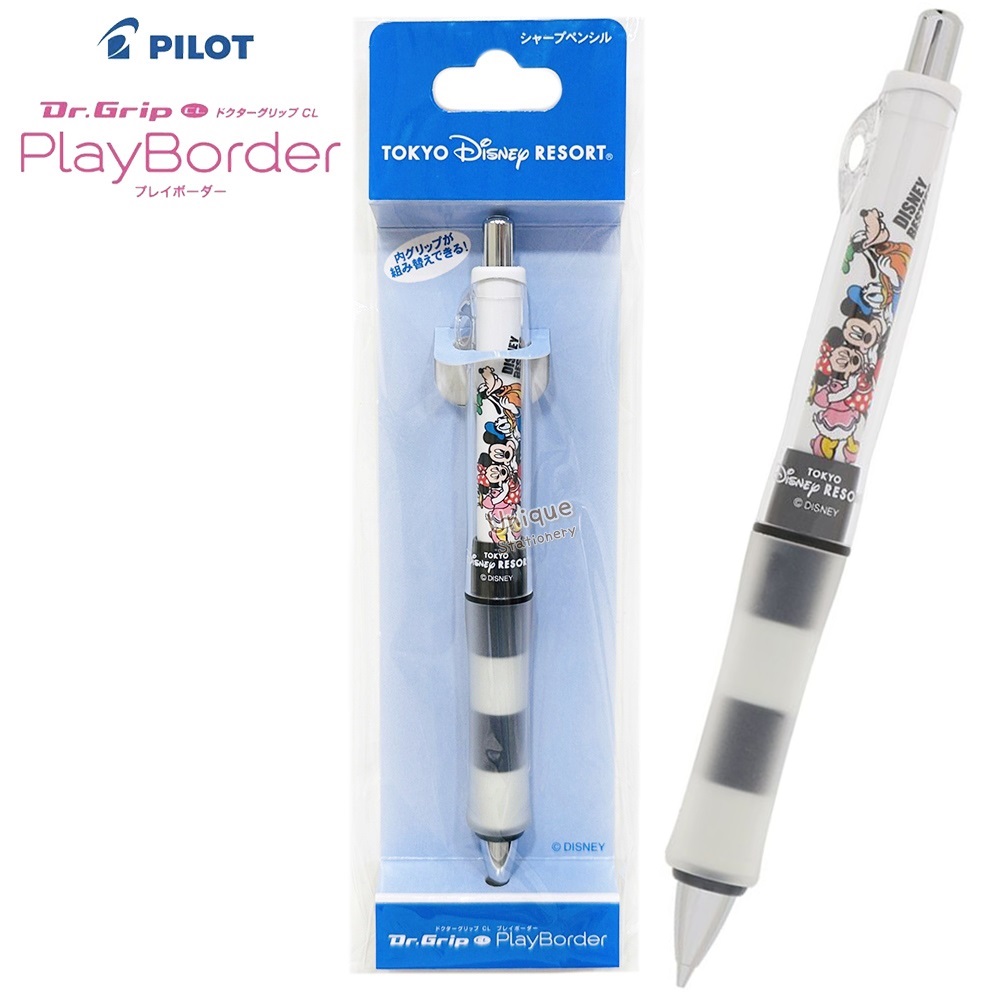 現貨｜【日本 Disney Store 限定】Mickey & Friends 米奇與朋友 日本製 Pilot Dr.Grip CL PlayBorder 0.5mm 鉛芯筆 (070004)