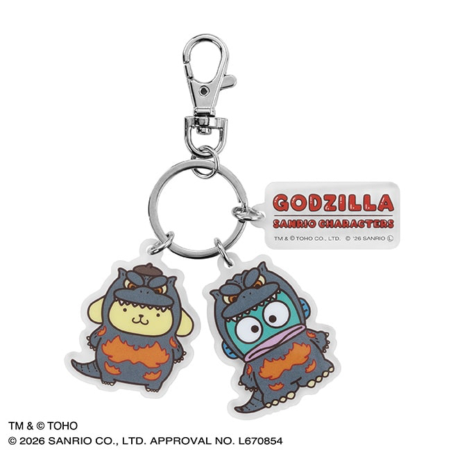 🎀【預訂】GODZILLA x SANRIO Key chain C