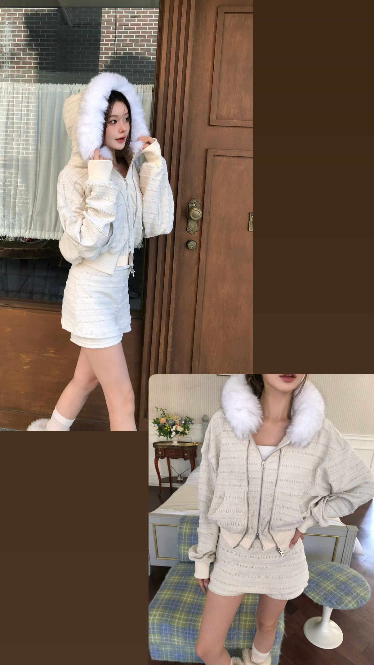 Fur set❤️🇰🇷🇰🇷新款速遞 28/10🔥🔥14722#ff4583