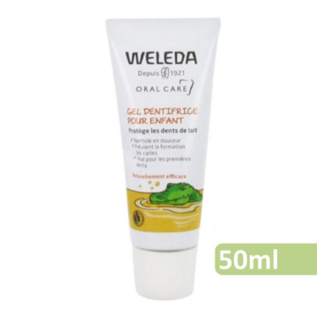 WELEDA - 天然有機兒童潔齒牙膏 (兒童學習潔齒牙膏) 50ml – (新舊包裝隨機發貨) [平行進口]