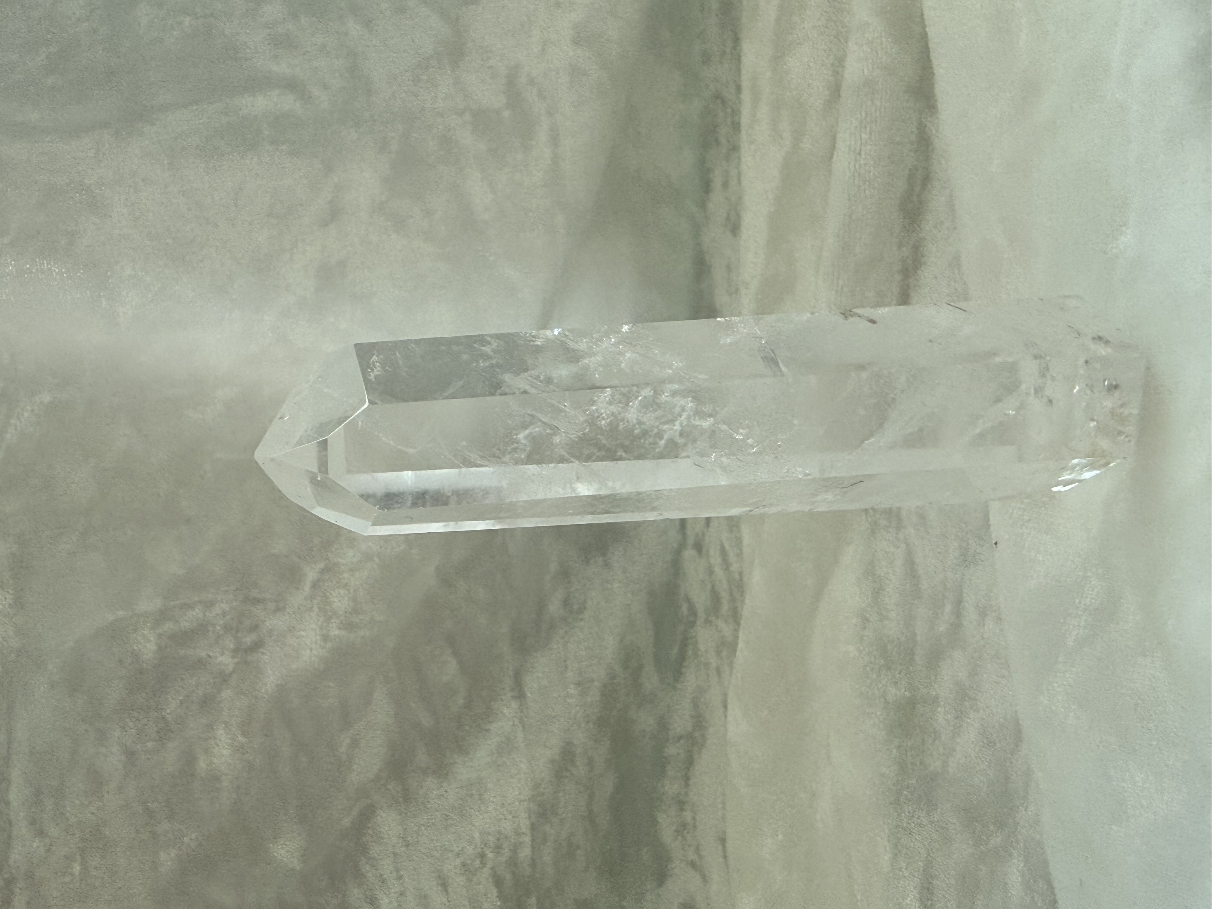 巴西精緻白水晶柱