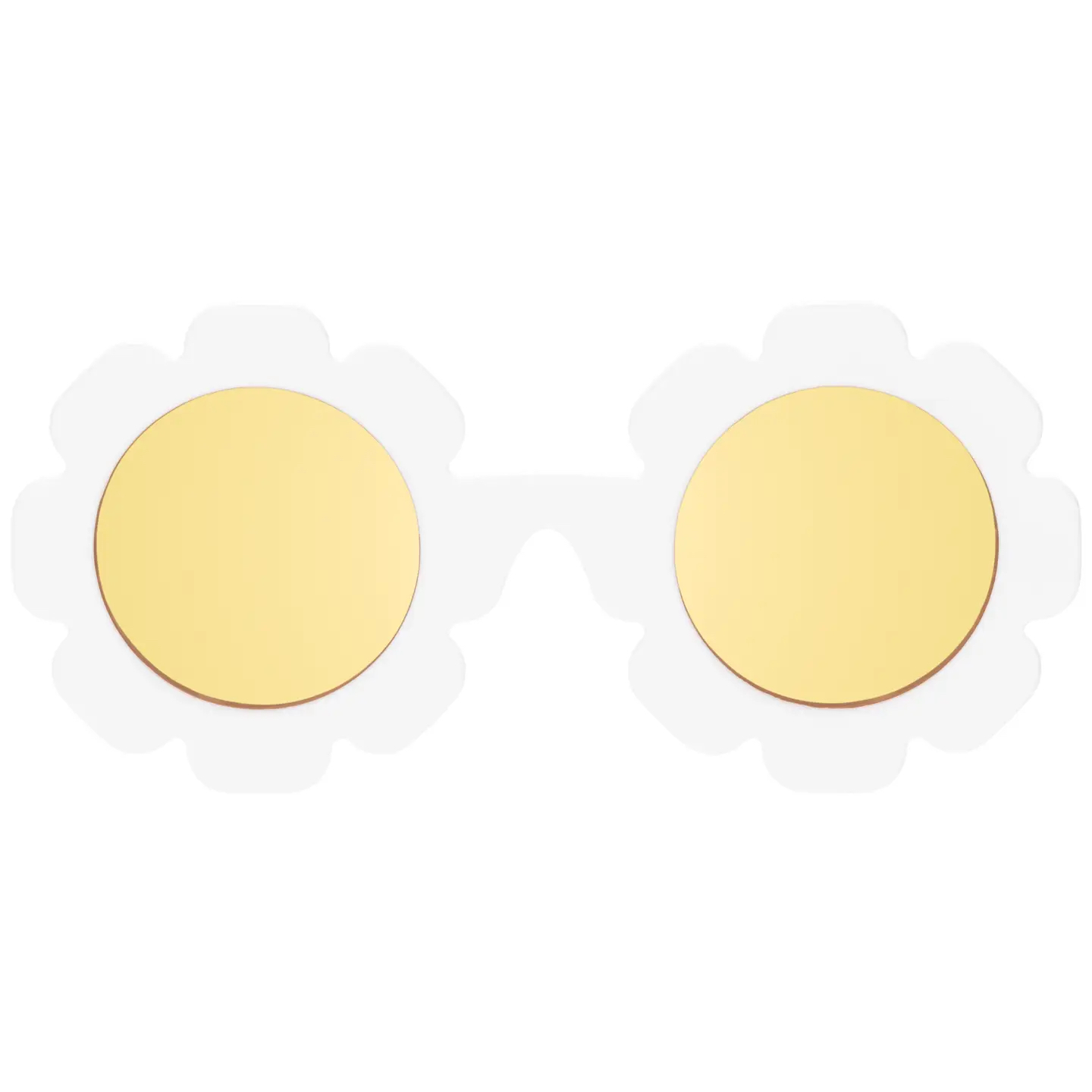 Daisy Flower Sunglasses with Mirrored Lens