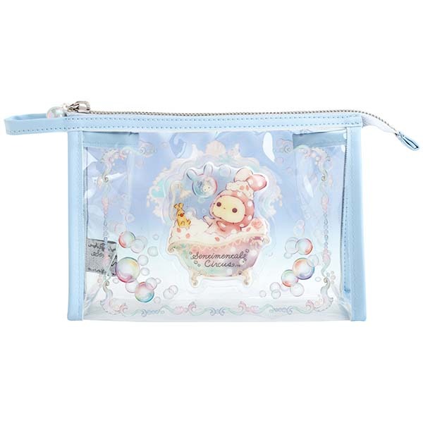 現貨｜San-X Sentimental Circus 憂傷馬戲團 透明化妝袋 (CA85501)