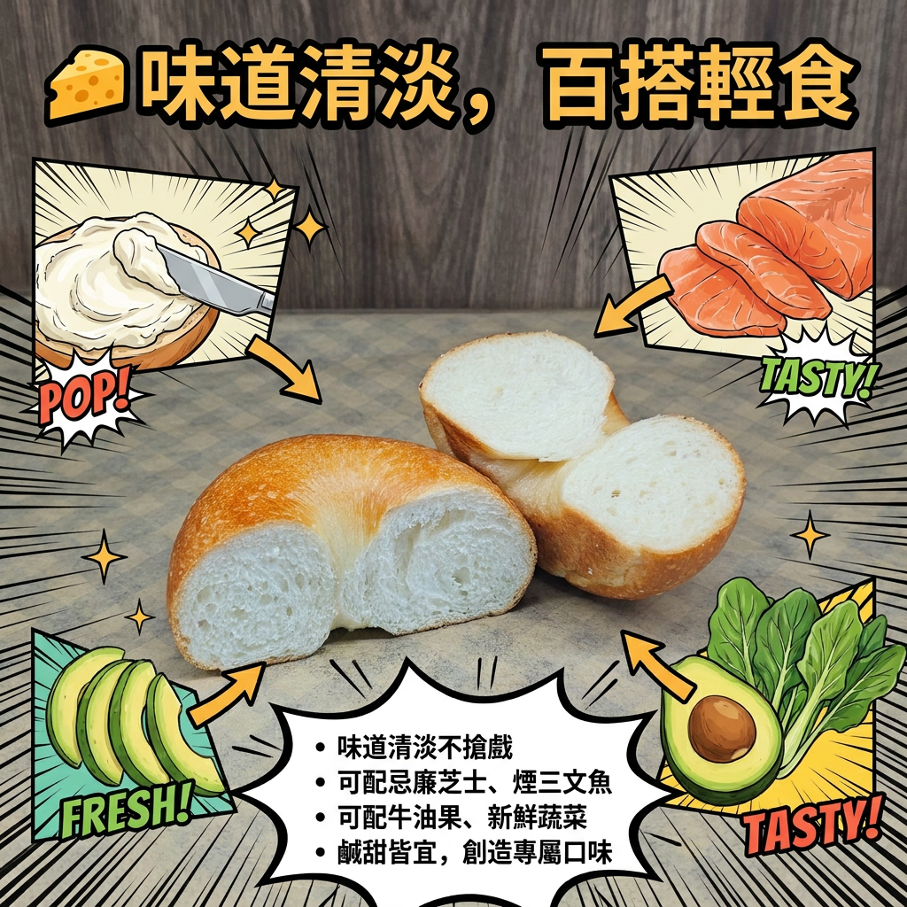 阿嫲｜原味 BAGEL｜少油少糖無蛋奶 極致煙韌輕食之選