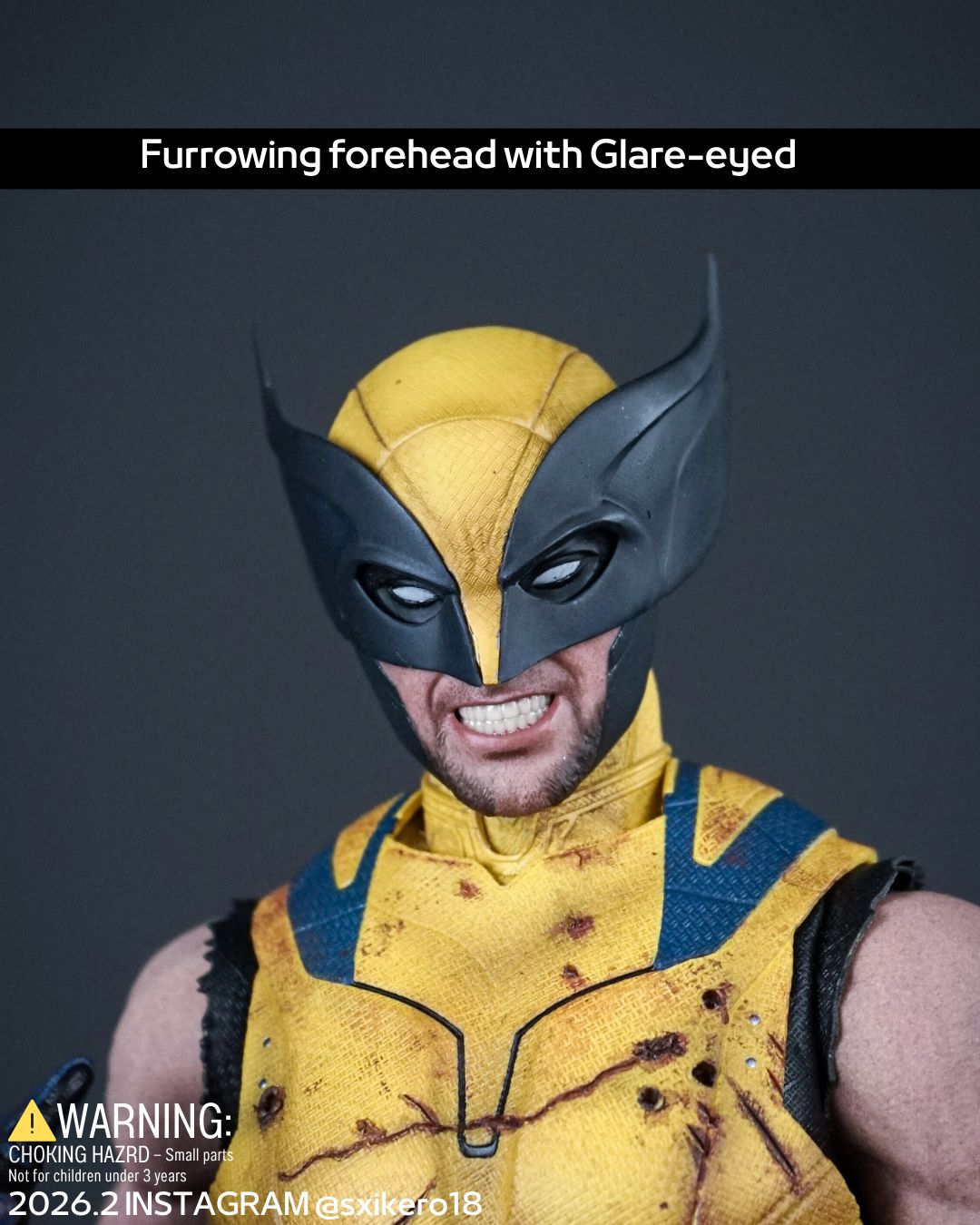 狼人面罩頭雕項目 Wolverine movie accurate cowl project