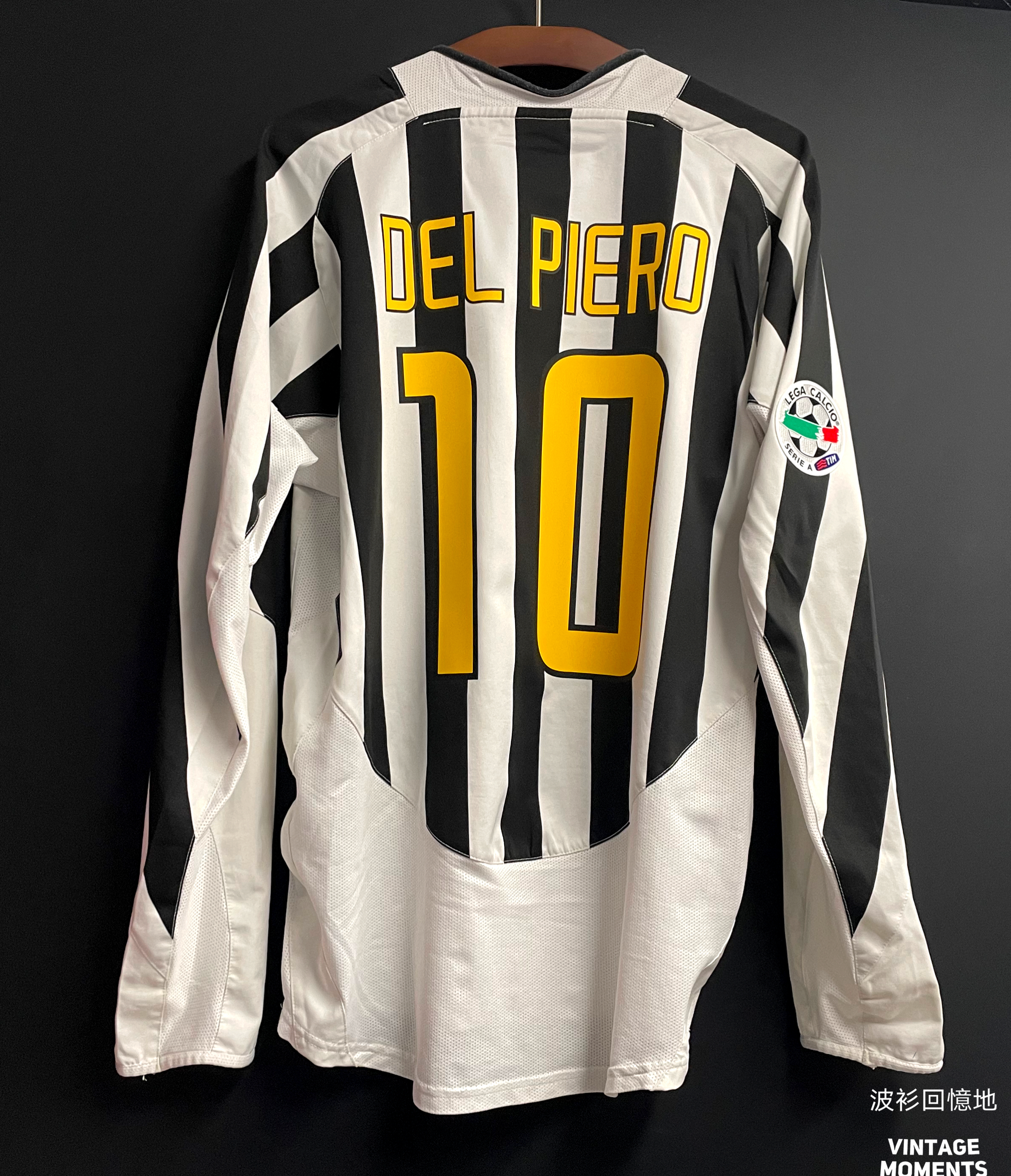 祖雲達斯03/04主場長袖 迪比亞路 JUVENTUS LING SLEEVE DEL PIERO