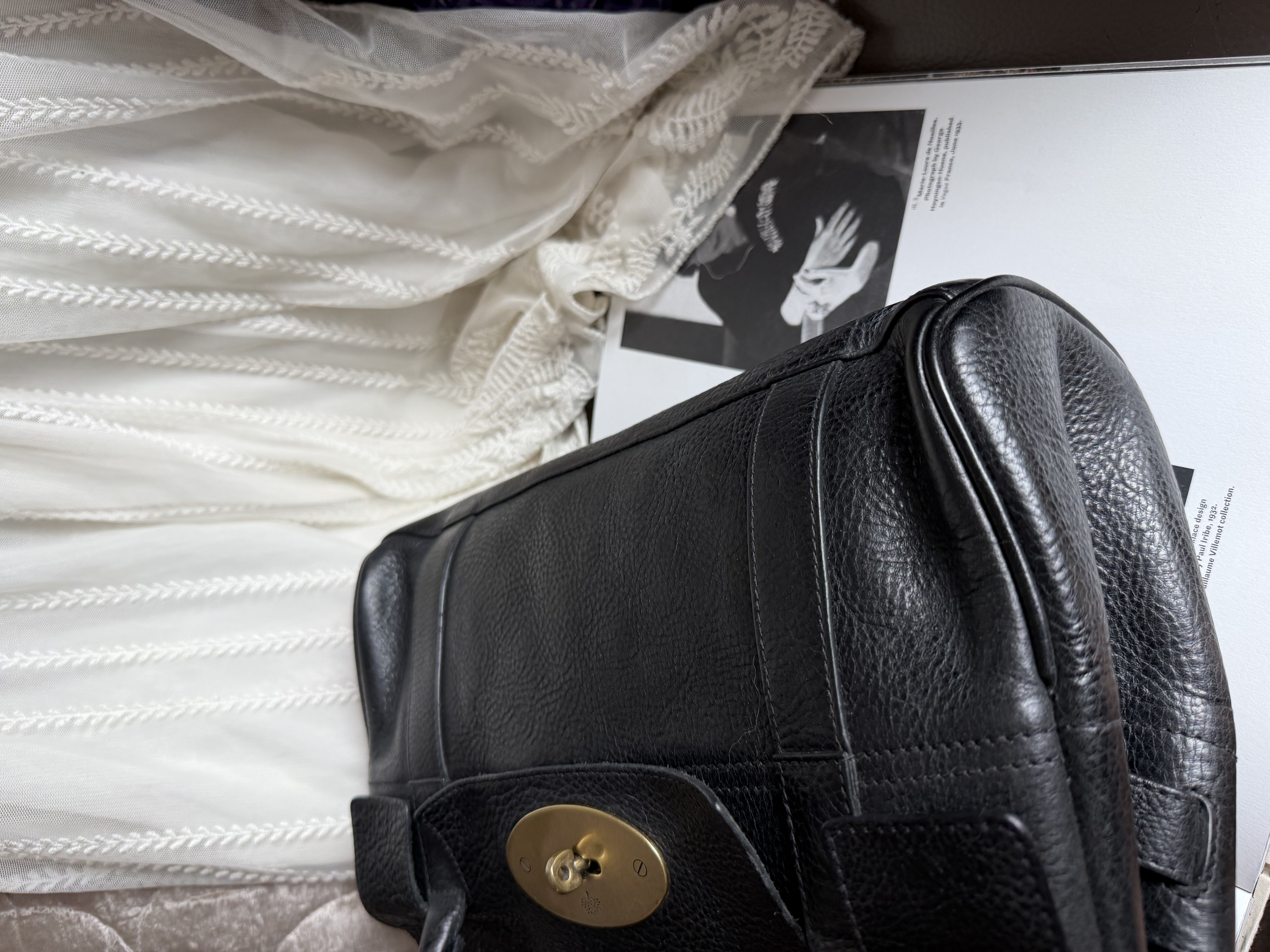 Mulberry black bayswater bag