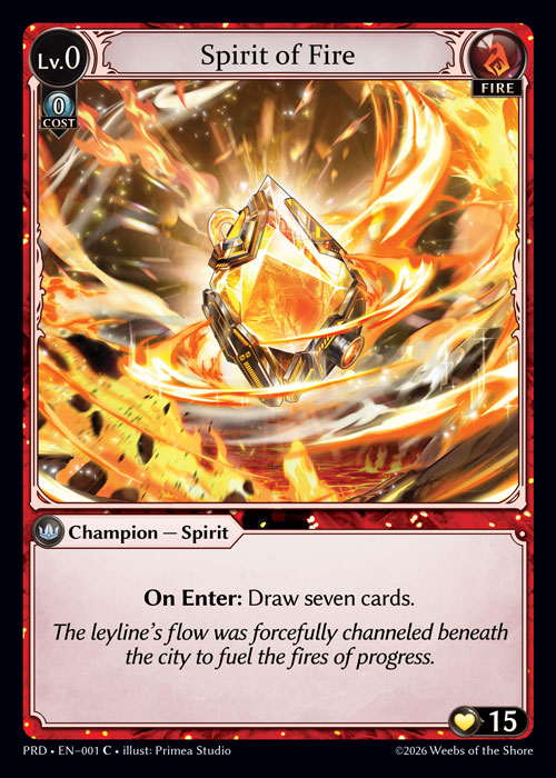Spirit of Fire / PRD-001 (C)