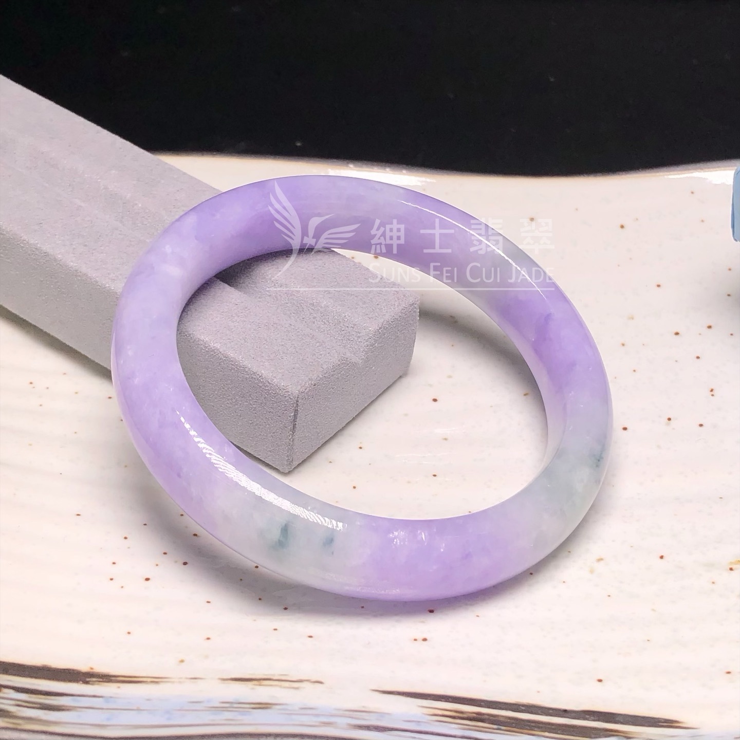 木那藍紫飄花福鐲54.5mm C06160